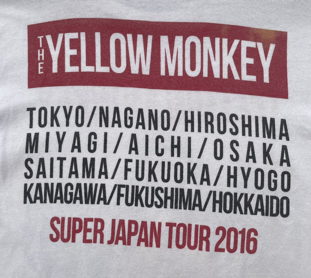 Band Tees 🔥Accept Binding Offer🔥 The Yellow Monkey Size US M / EU 48-50 / 2 - 3 Thumbnail