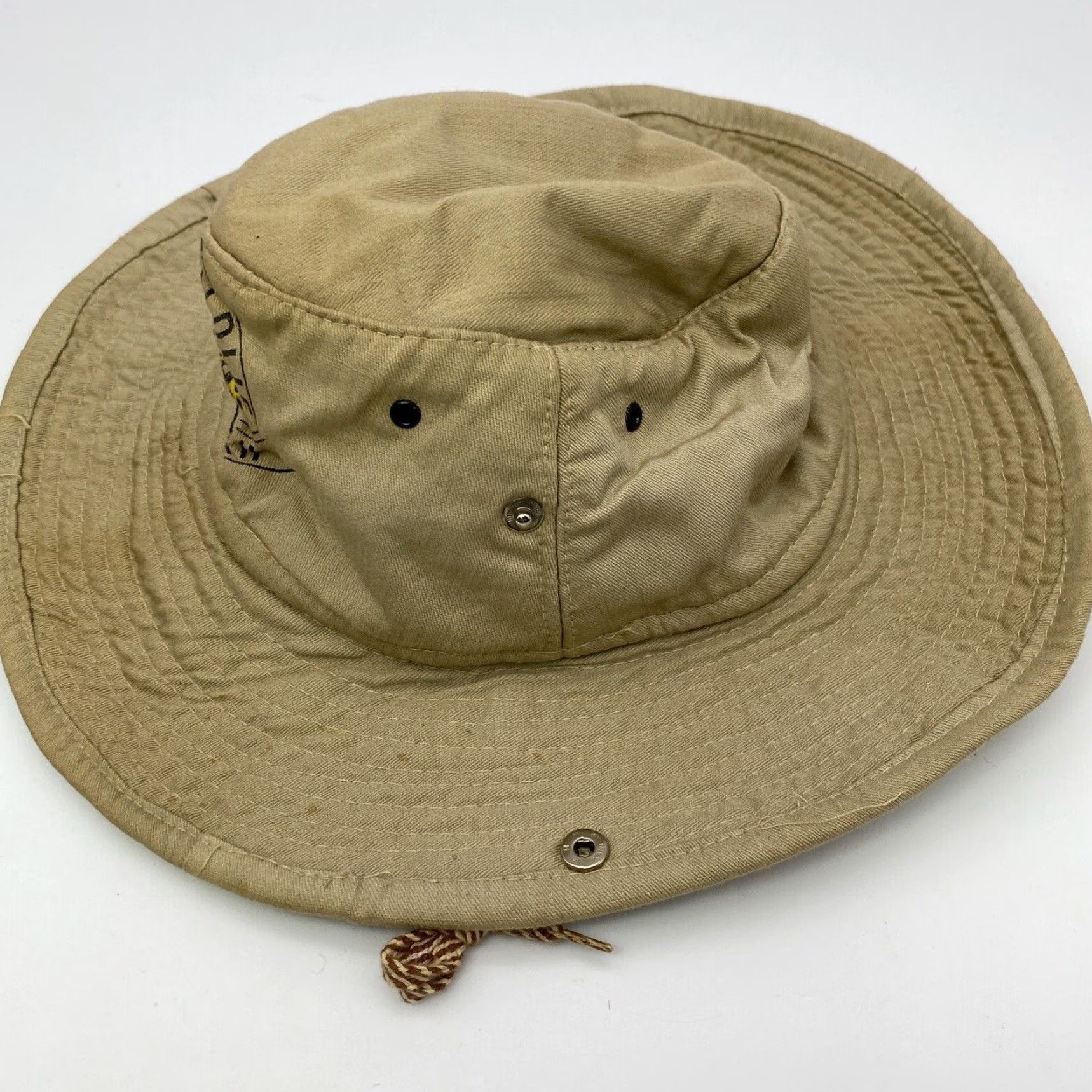 Vintage VINTAGE Khaki Cotton Safari Boonie Hat Men N/S/M Cheetah Wildlife 80s 90s Casual Size ONE SIZE - 3 Thumbnail