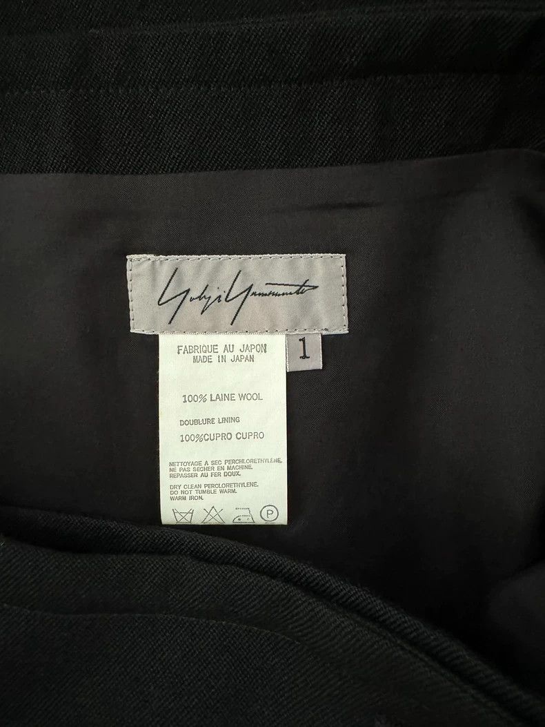 Yohji Yamamoto Yohji Yamamoto size 1 Wool Skirt Wrap skirt Size 24" / US 00 / IT 34 - 6 Thumbnail