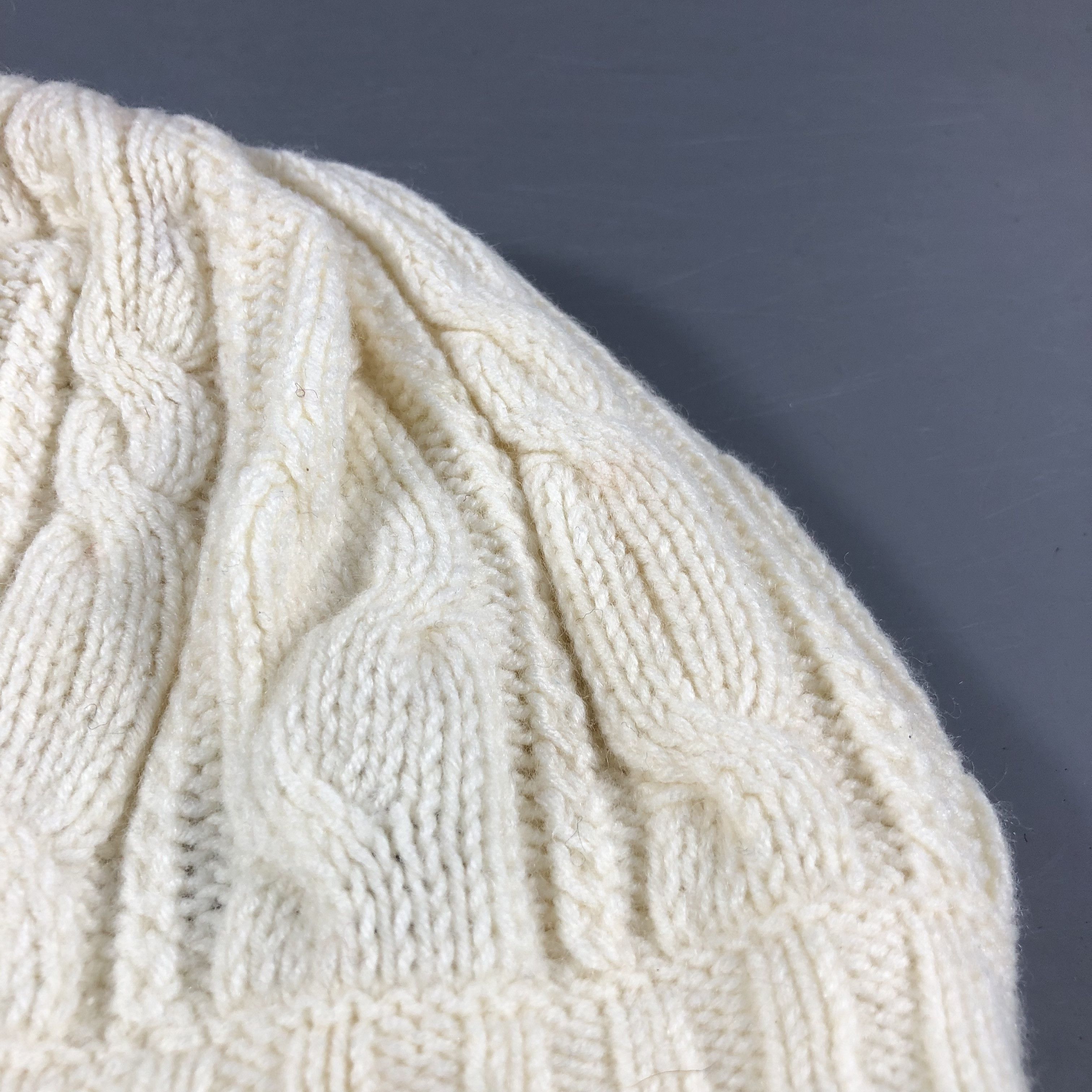 Burberry Burberry Cable Knit Mushroom Beanie Snowcap Snow Hat B927 Size ONE SIZE - 8 Thumbnail
