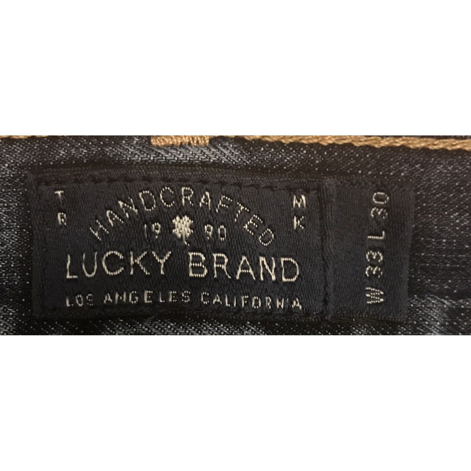 Lucky Brand Lucky Brand 221 Original Straight Denim Jeans Mens 33 x 30 Blue Cotton Belt Loops Pockets Regular Vintage: No Size US 33 - 5 Thumbnail