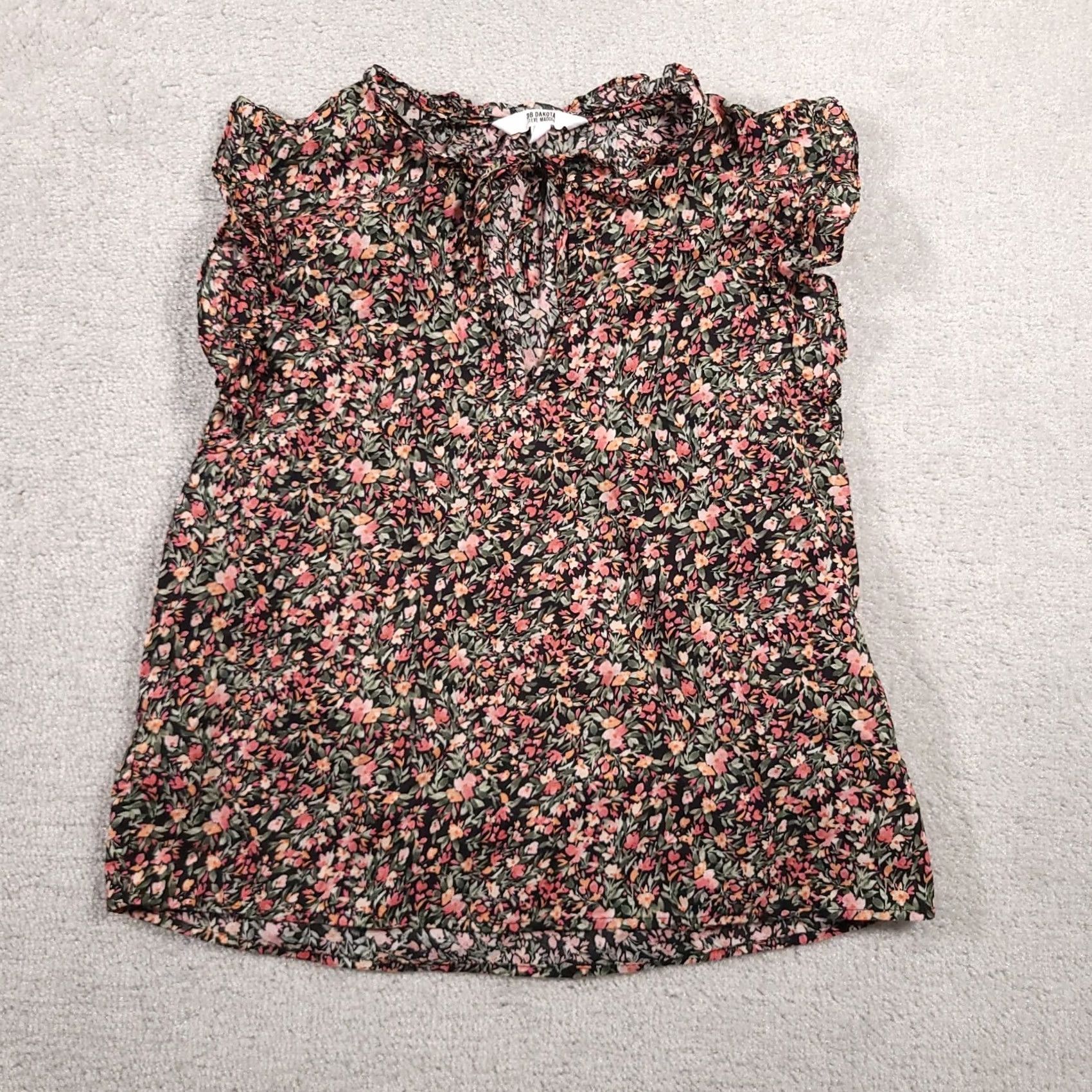 Steve Madden Steve Madden BB Dakota Tank Women's L Floral Boho Sleeveless Blouse Size L / US 10 / IT 46 - 2 Thumbnail
