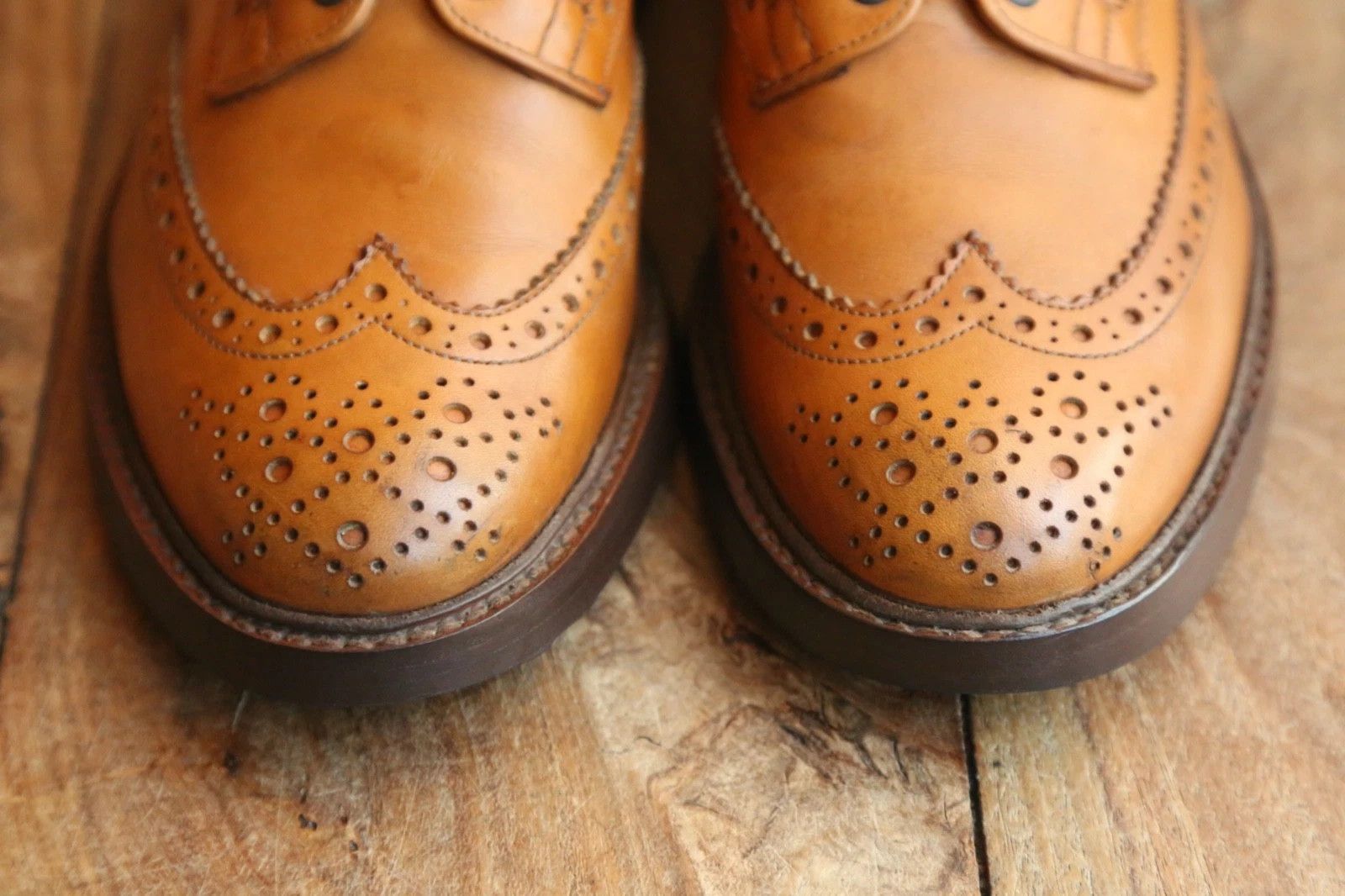 Tricker's Tricker’s Bourton country brogue derby shoes (England) Size US 9.5 / EU 42-43 - 8 Thumbnail