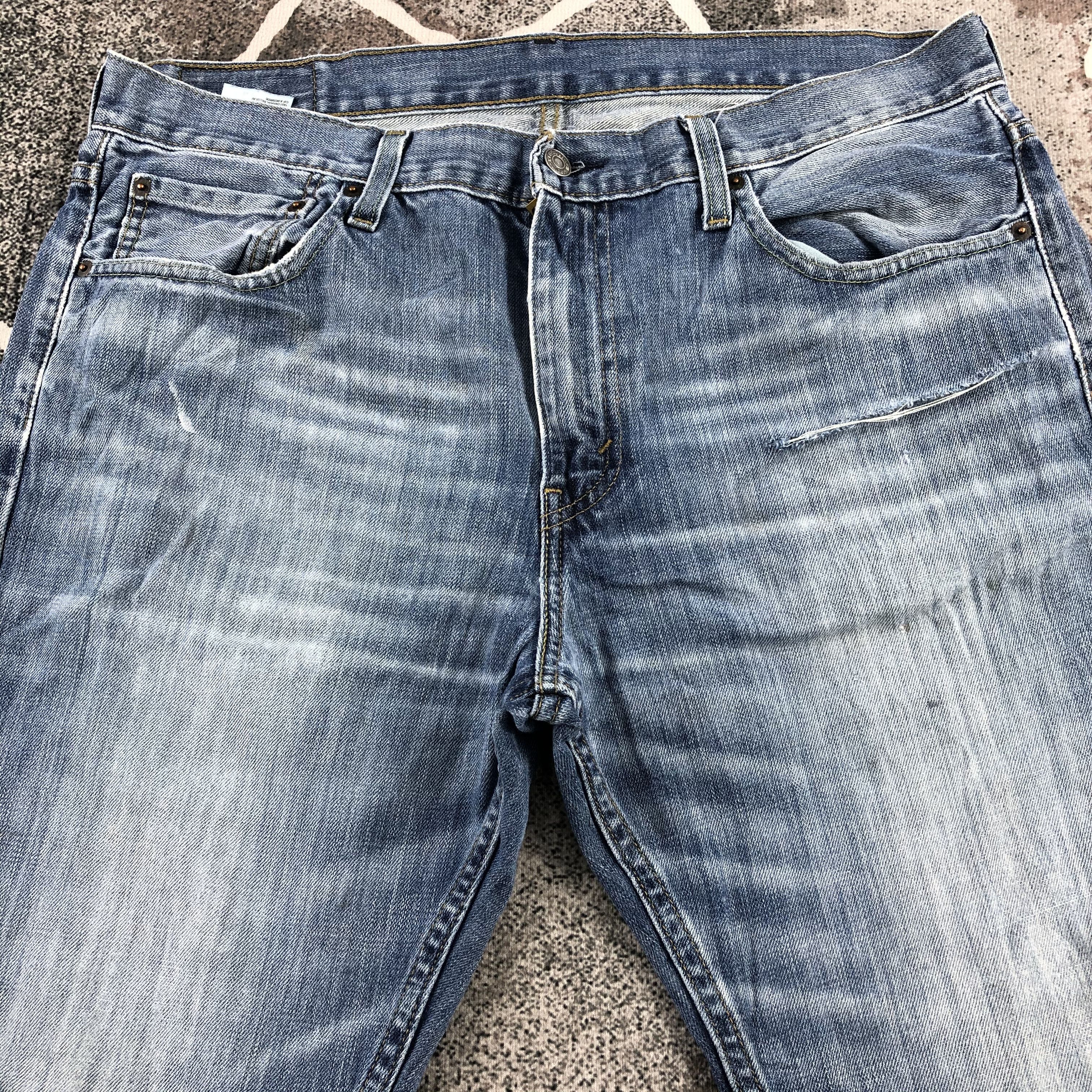 Levi's Vintage Levis 527 Jeans Distress Flare Denim KJ999 Size US 36 / EU 52 - 3 Thumbnail