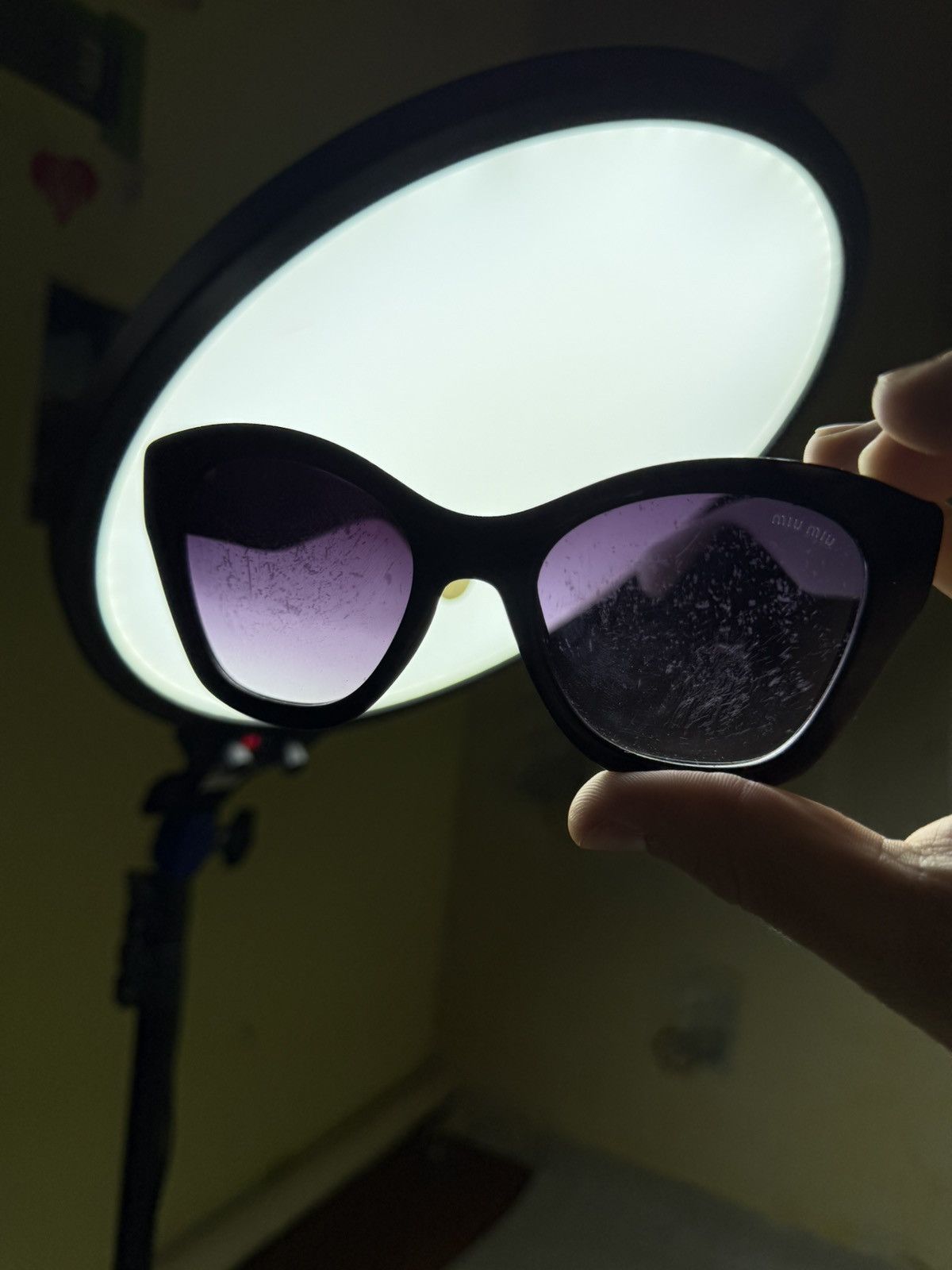 Miu Miu Vintage Miu Miu Bayonetta Glasses y2k Big Glasses Rare Size ONE SIZE - 7 Thumbnail