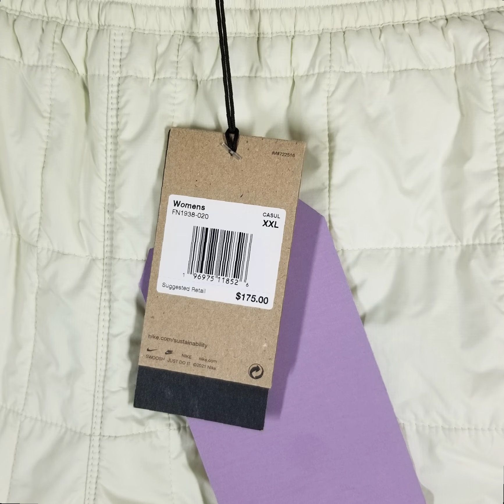 Nike ACG Nike ACG Women's XXL Therma-FIT ADV Rope de Dope Pants Activewear Wide-Leg Summit White Sportswear Size 40" / US 18 - 4 Thumbnail