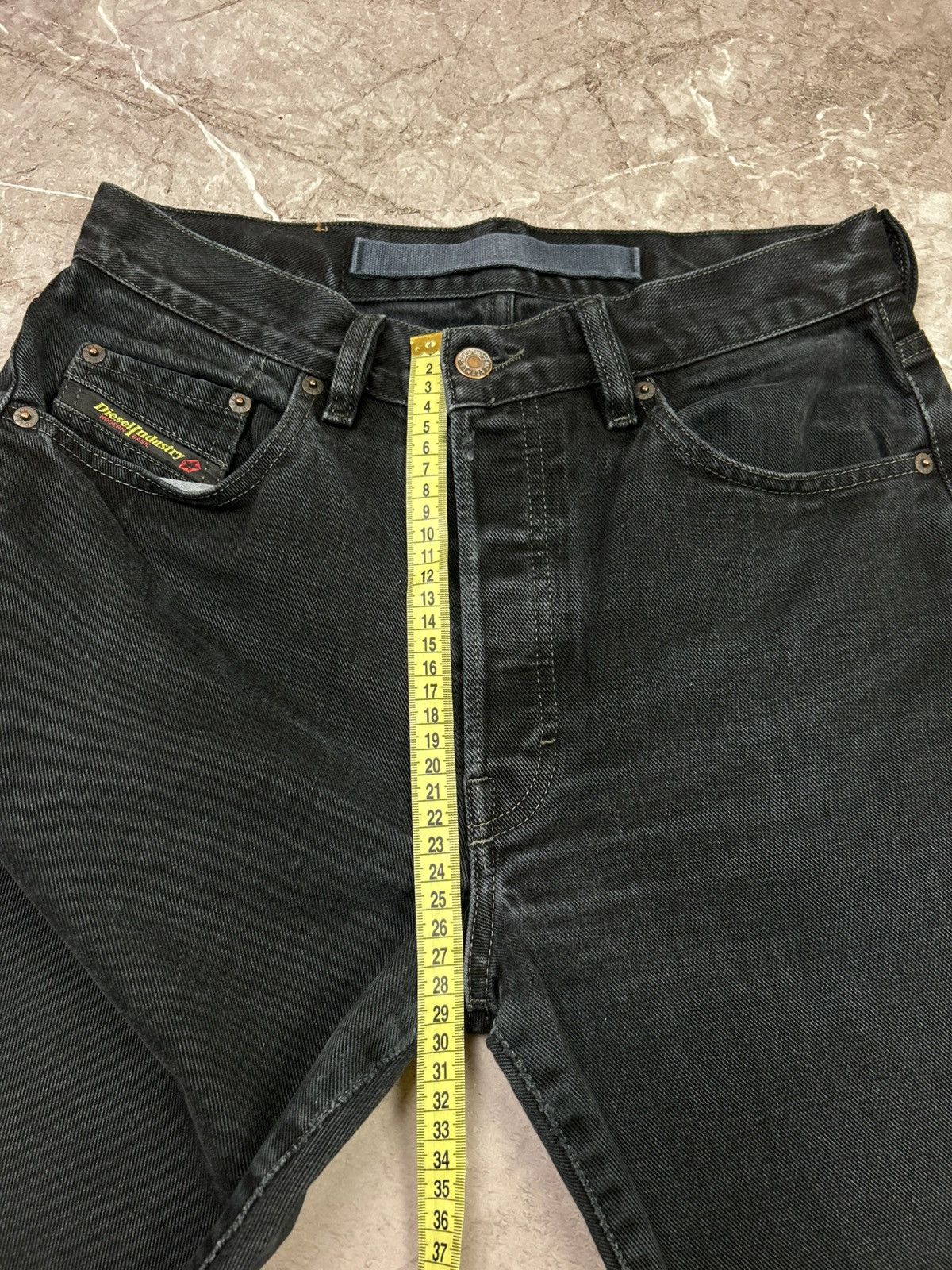Diesel Pants Diesel Vintage Black Jeans Denim Luxury Y2k Baggy Fit Size US 30 / EU 46 - 7 Thumbnail