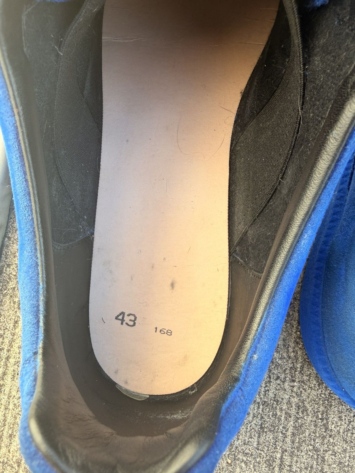 Maison Margiela GAT Low Blue Velvet Size US 10 / EU 43 - 10 Thumbnail
