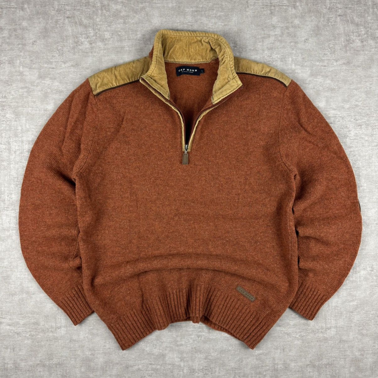 Other Cap Horn Wool 1/4 Zip Sweater Size US L / EU 52-54 / 3 - 1 Thumbnail