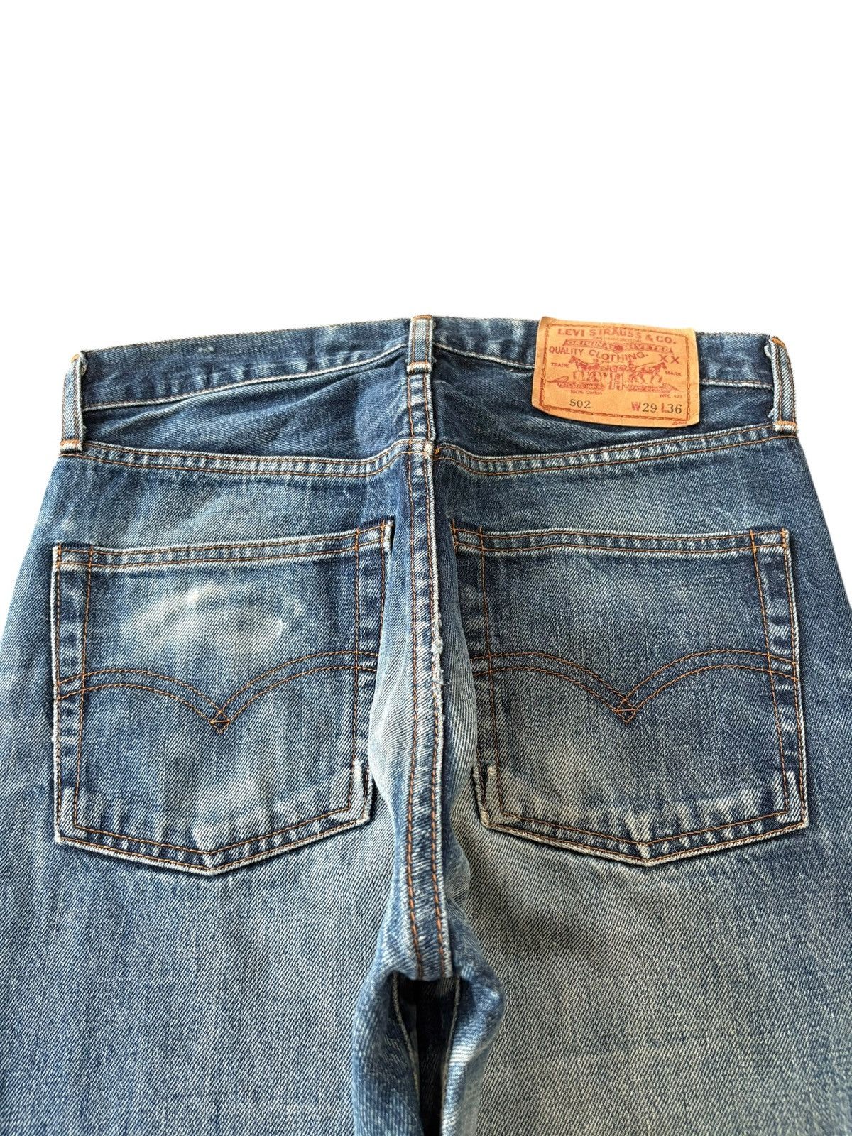 Levi's Vintage Japanese Levis 502 Big E Selvedge Talon Dist Jeans Size US 29 - 9 Thumbnail