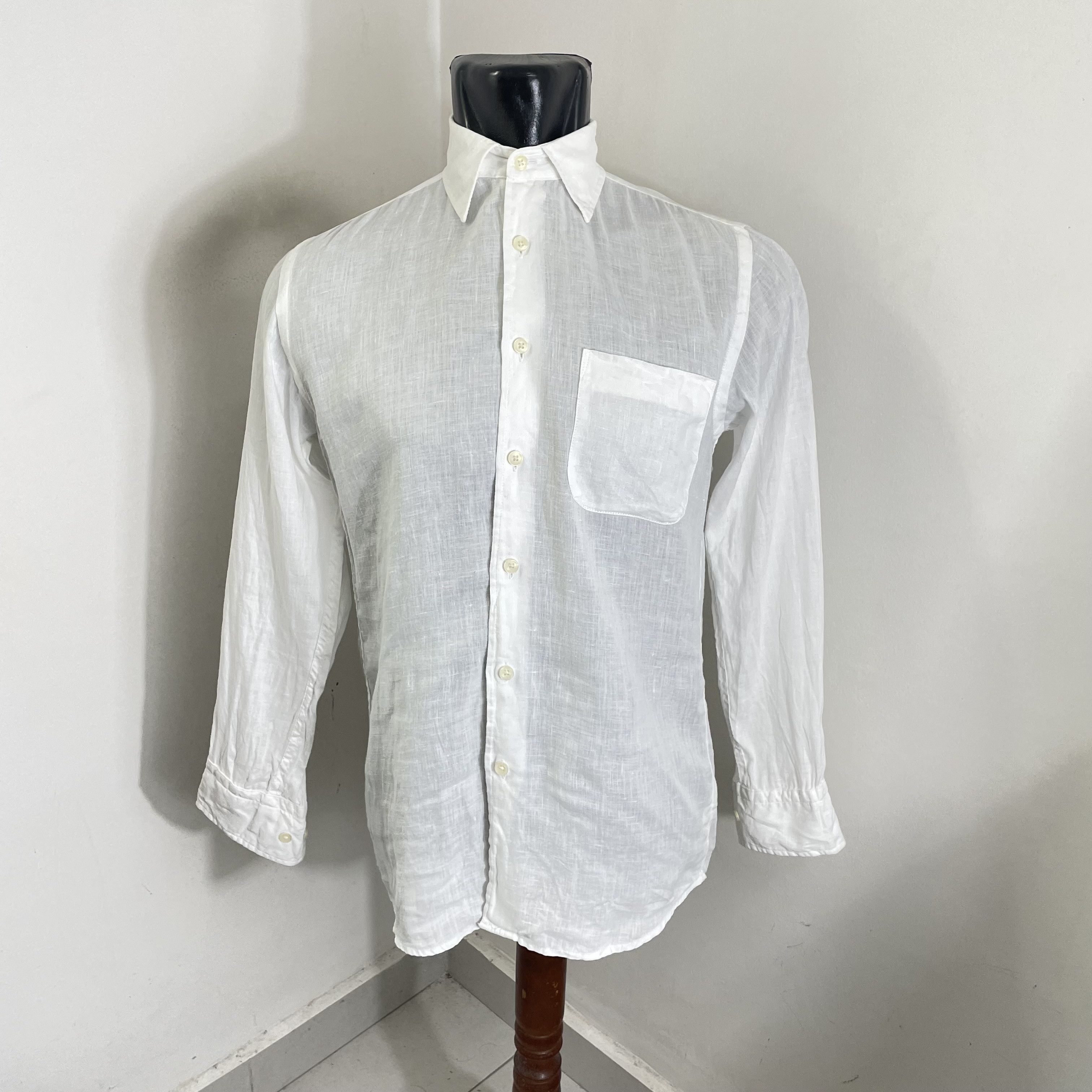 Japanese Brand × Uniqlo UNIQLO LINEN JAPAN COLLAR SHIRT CASUAL Size US S / EU 44-46 / 1 - 1 Thumbnail