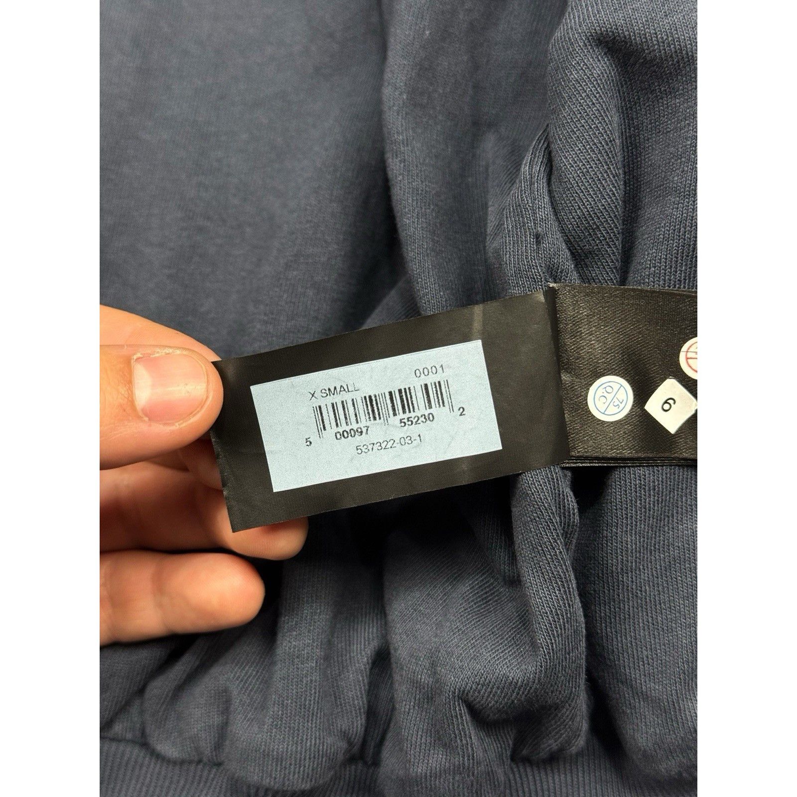 Gap × Yeezy New Without Tags Authentic Yeezy x Gap Zip Up Men's Navy Hoo Size US XS / EU 42 / 0 - 9 Thumbnail