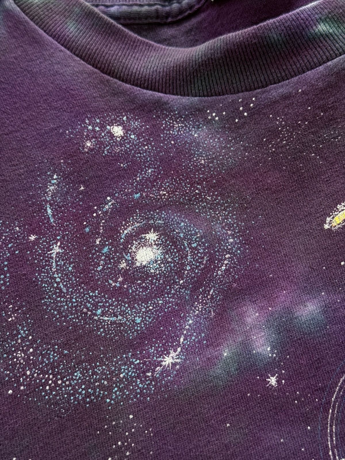 Liquid Blue Vintage 90s Liquid Blue Space Solar System T-Shirt Size US XL / EU 56 / 4 - 14 Thumbnail