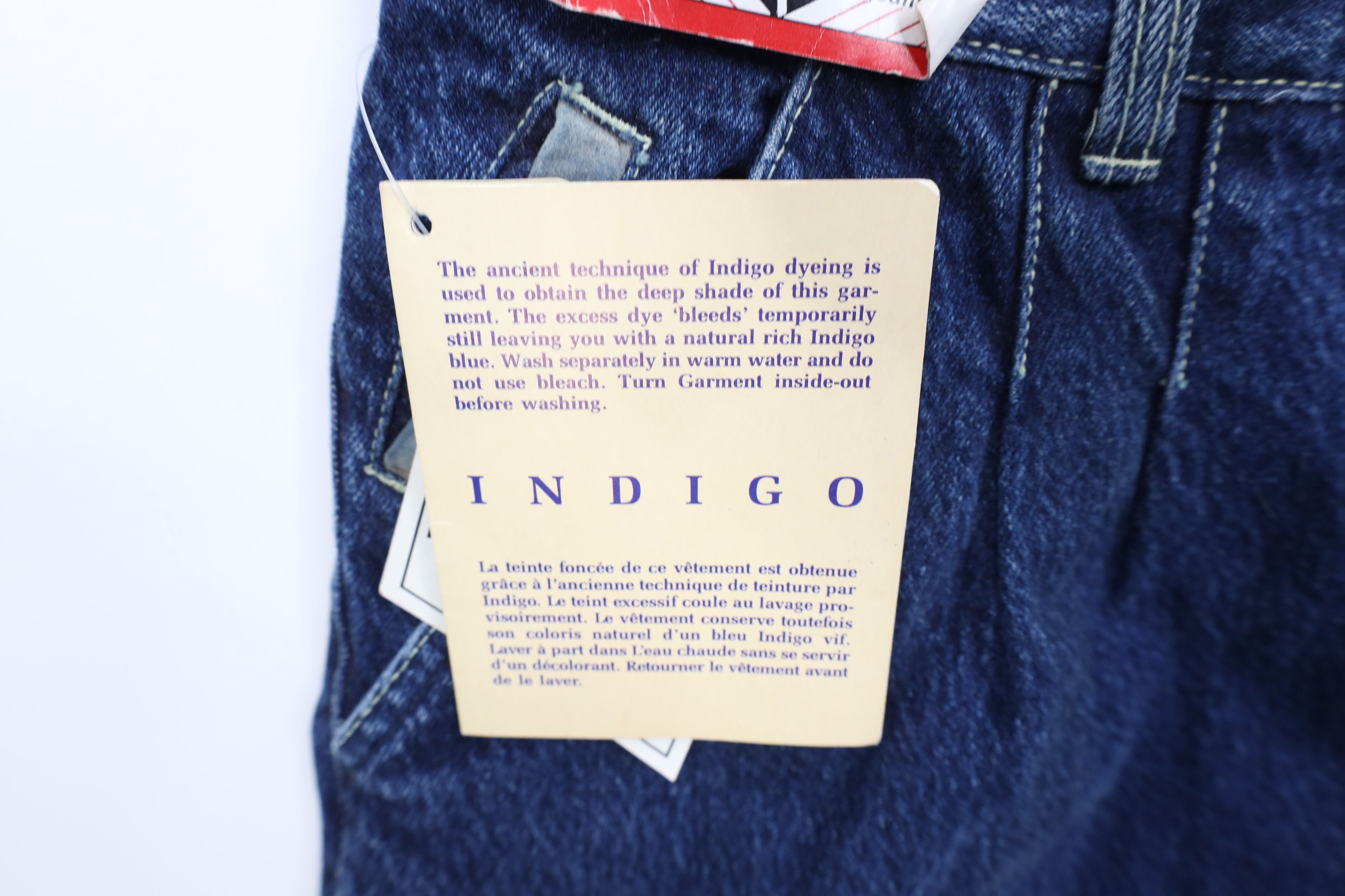 Vintage Deadstock Vintage 90s Streetwear High Waist Denim Jeans Size US 32 / EU 48 - 9 Thumbnail