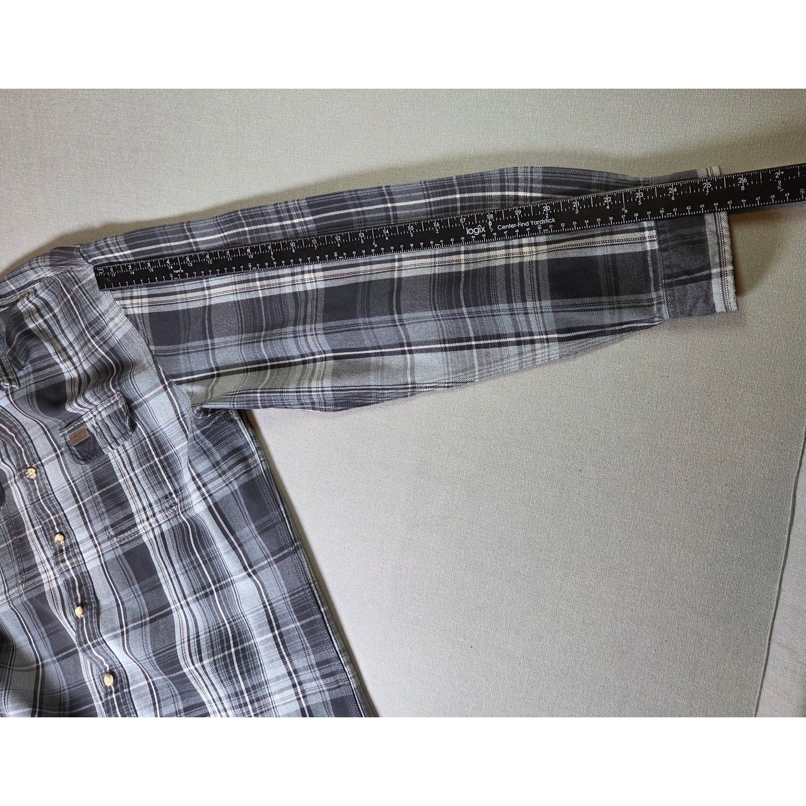 Carhartt Carhartt XL Tall Heavy Plaid Flannel Shirt Gray Size US XL / EU 56 / 4 - 12 Thumbnail