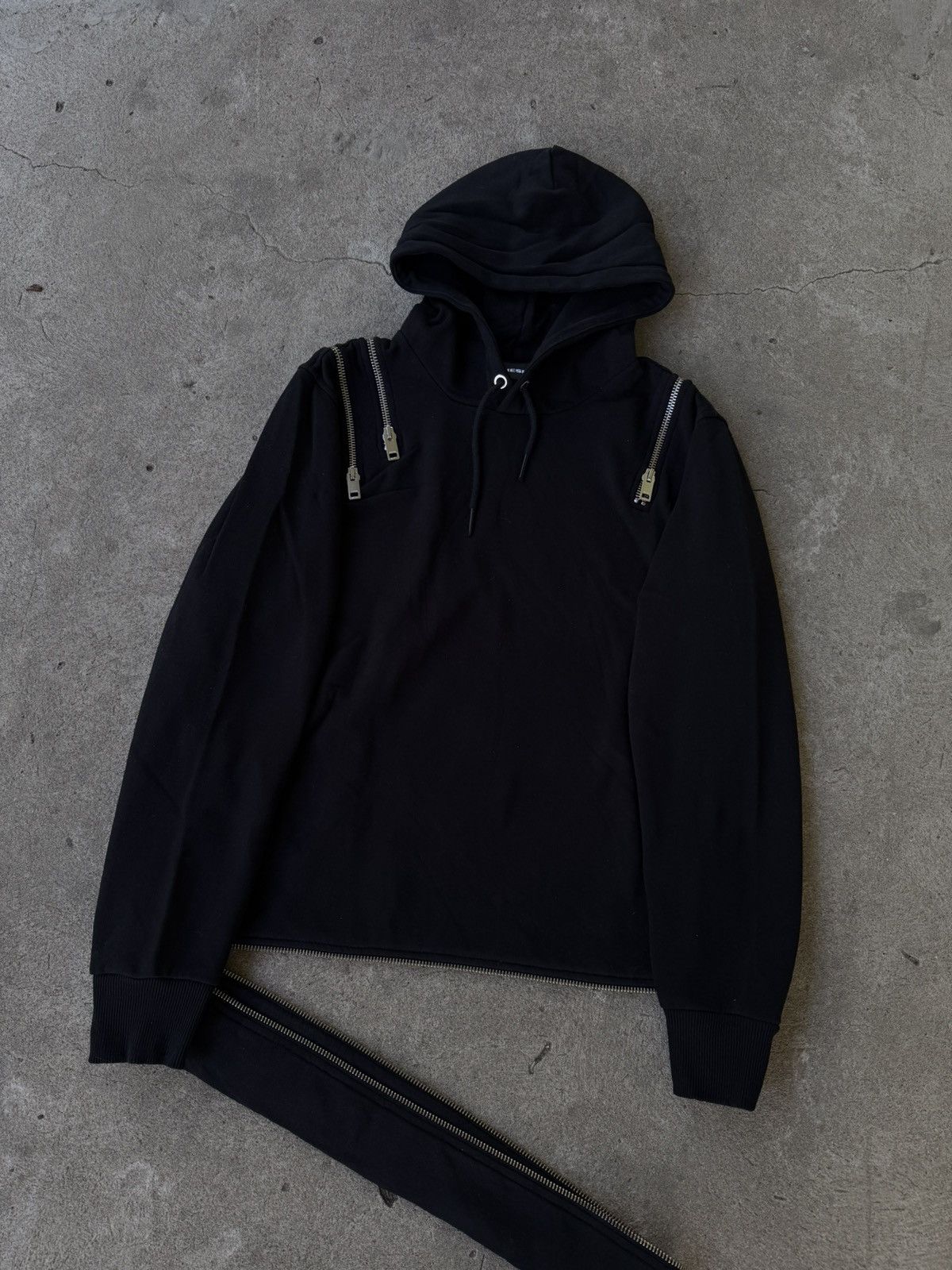 Diesel Vintage 2000s Diesel Zipper Hoodie Archive Rare Swag | Grailed