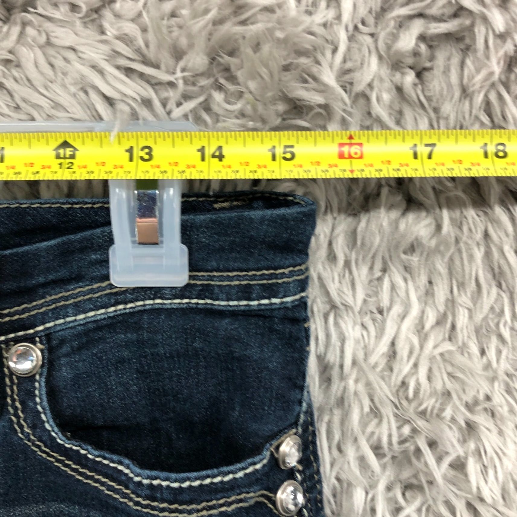 Vintage Seven7 Rucker Slim Bootcut Jeans Size 28 Dark Wash Blue Denim Womens Size 28" / US 6 / IT 42 - 2 Thumbnail