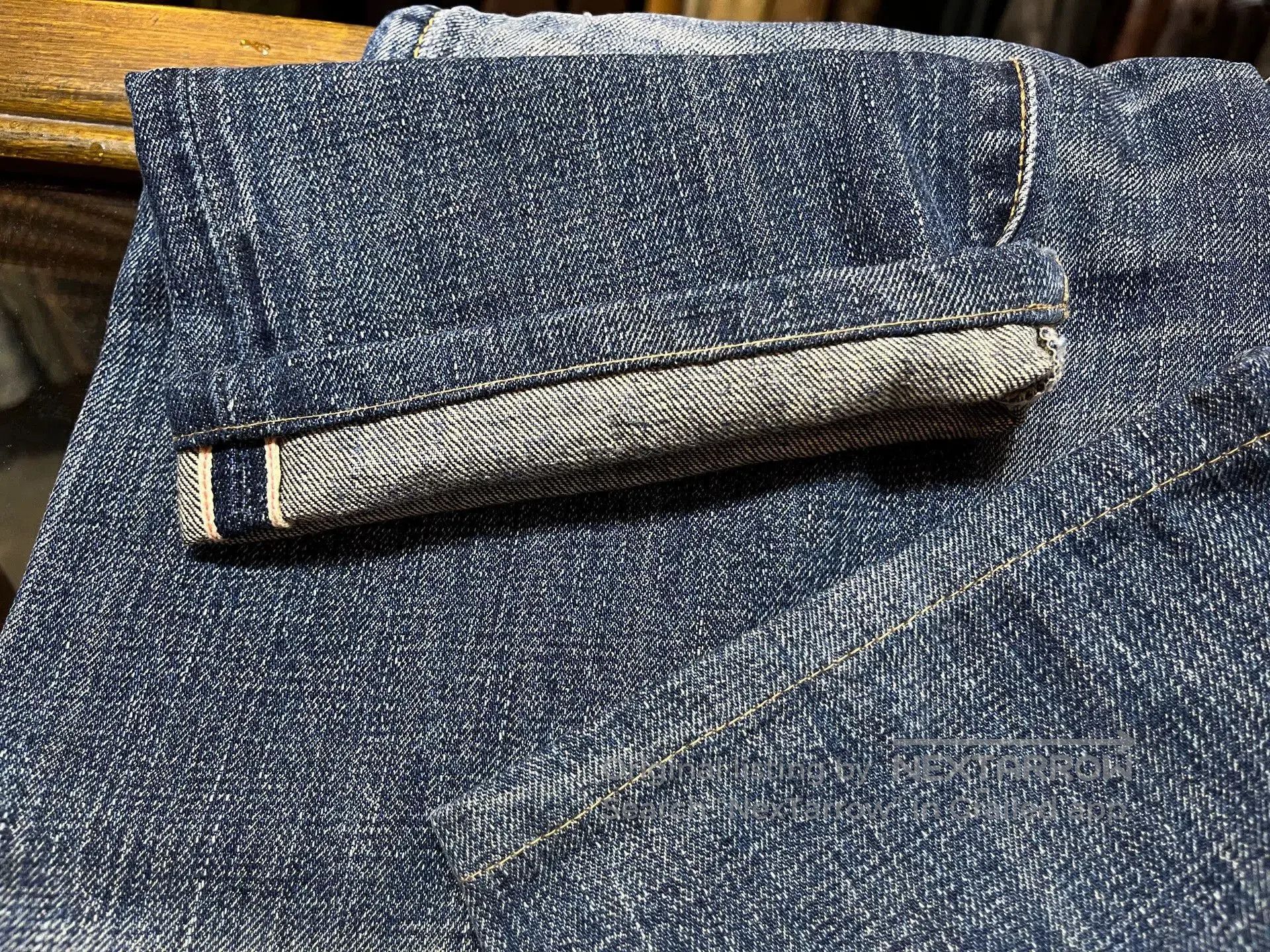 RRL Ralph Lauren distressed low-rise denim pants by RRL. Size US 31 - 7 Thumbnail