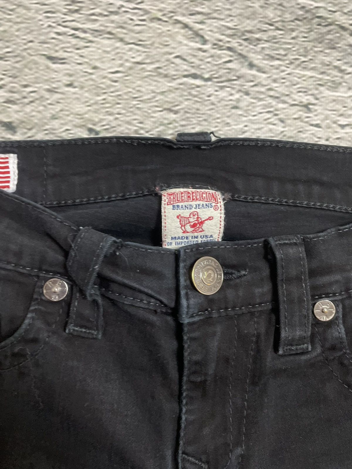 True Religion True Religion jeans biker black vintage Y2K slim skinny Size 26" / US 2 / IT 38 - 8 Thumbnail