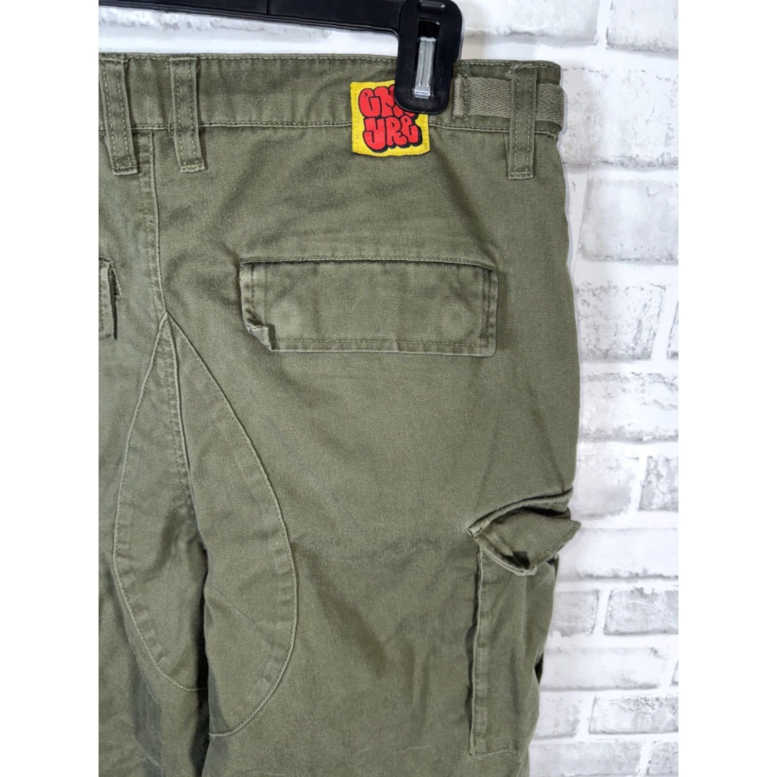 Empyre Empyre Men's Relax Fit Olive Green Cargo Skate Pants Size US 30 / EU 46 - 6 Thumbnail