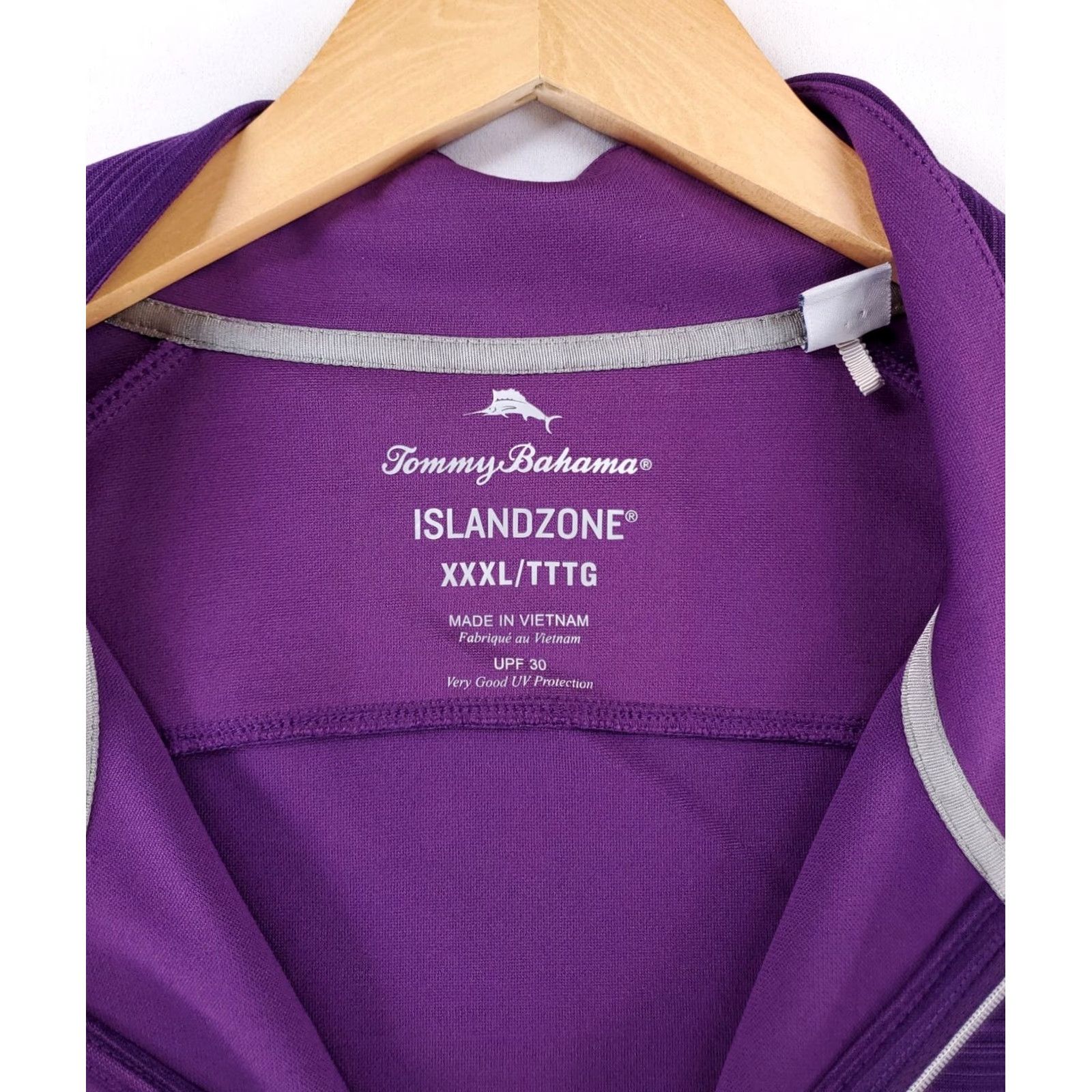 Tommy Bahama Tommy Bahama Island Zone 1/4 Zip K-State Wildcats Pullover Shirt Mens XXXL Purple Size US XXL / EU 58 / 5 - 3 Thumbnail
