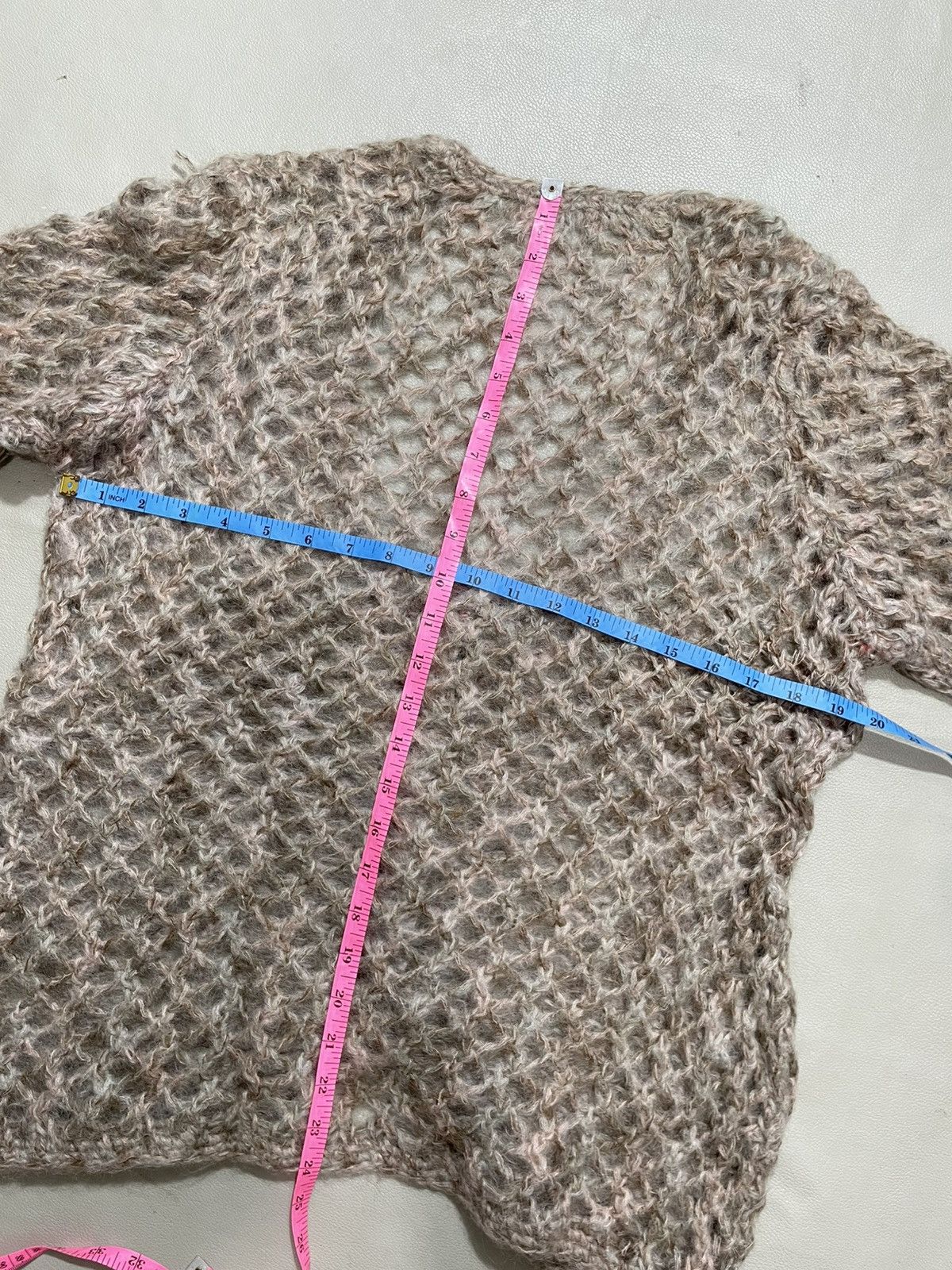 Vintage Vintage 1980s Fishnet Mohair Cardigan Size US S / EU 44-46 / 1 - 8 Thumbnail