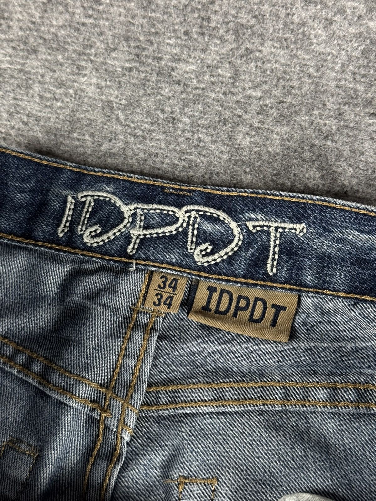 Japanese Brand × Vintage Vintrage japanese brand flared baggy pants jeans Size US 34 / EU 50 - 7 Thumbnail