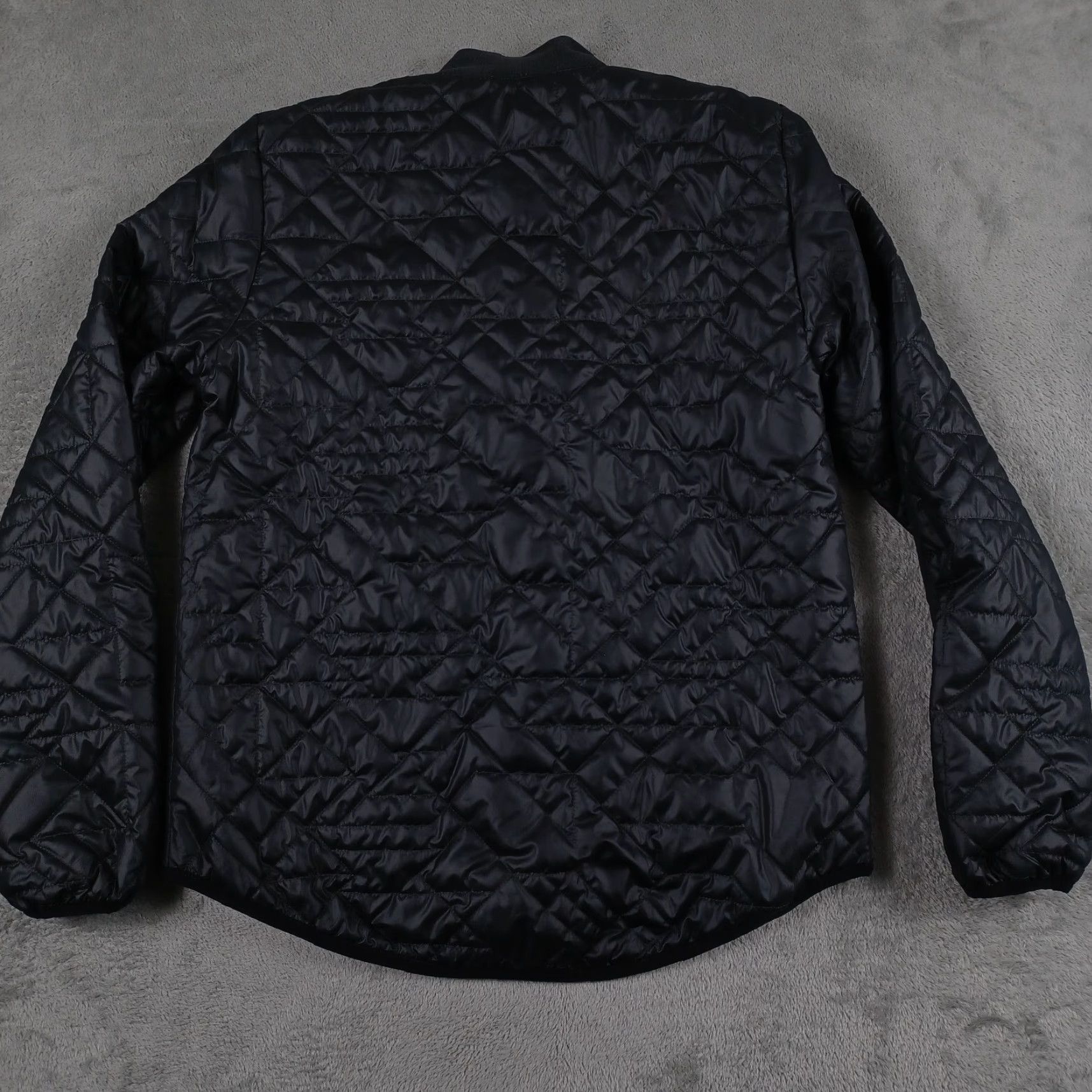 Nike Nike Jacket Womens Small Black Quilted Snap Button Pockets Modern Size S / US 4 / IT 40 - 7 Thumbnail