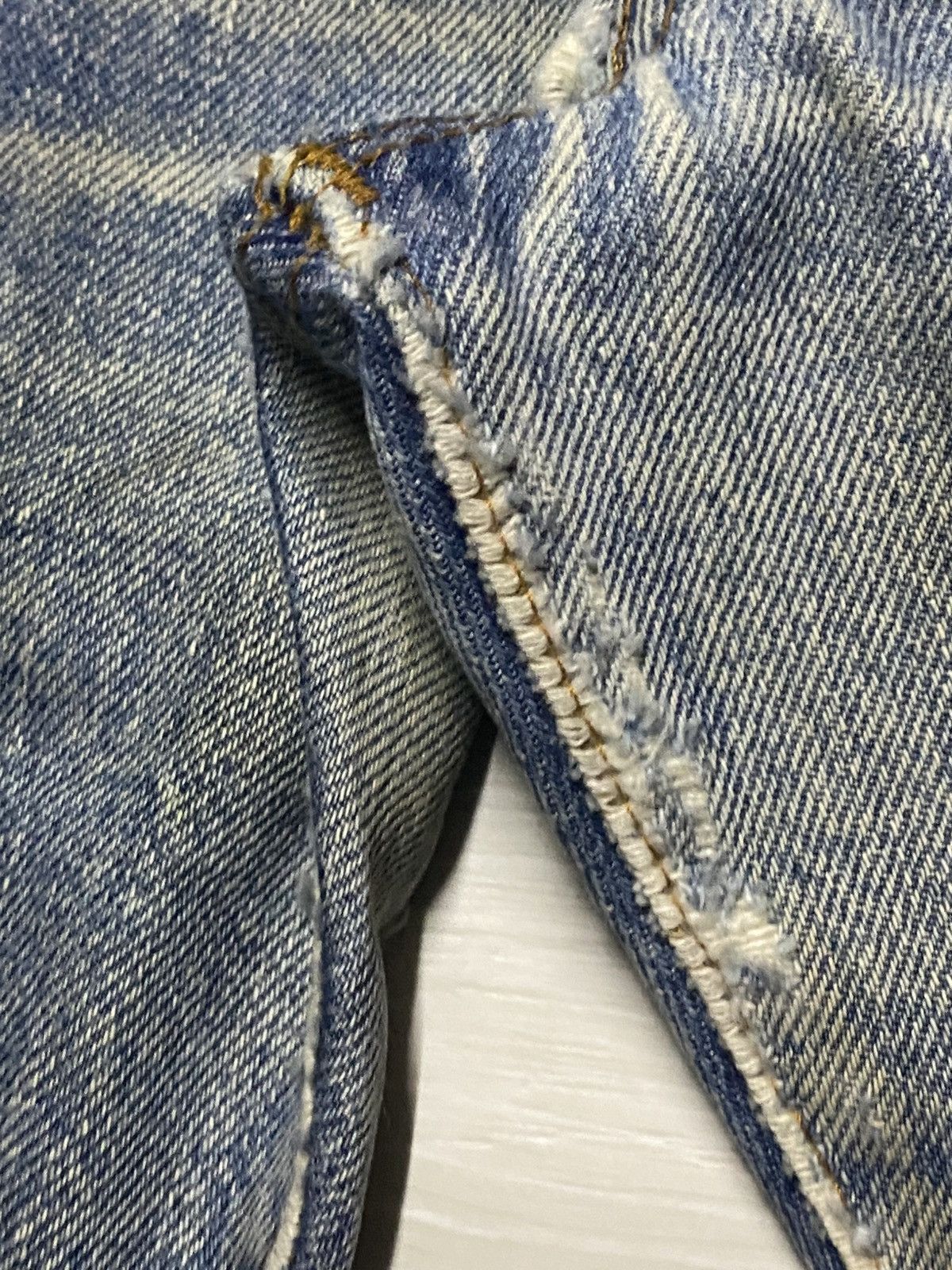 Levi's W32 Vintage Levis 501 60s Selvedge Rindem No6 ButtonFly Jean Size US 32 / EU 48 - 13 Thumbnail