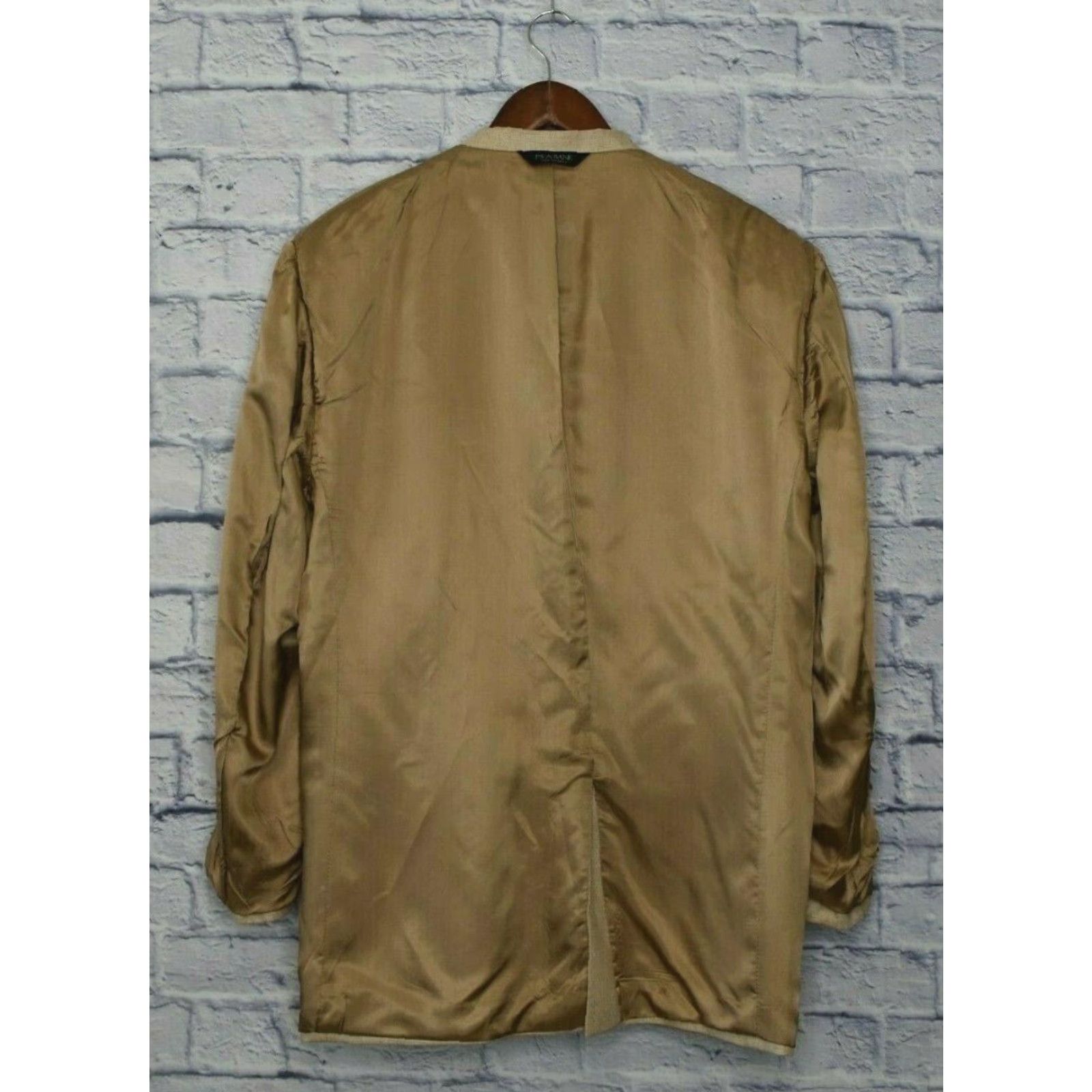 Jos. A. Bank Jos A Bank Sport Coat Single-Breasted 2 Button Beige Tan 44 Long Chest 48 Silk Jacket Mens Long Dry Clean Only Size US M / EU 48-50 / 2 - 4 Thumbnail