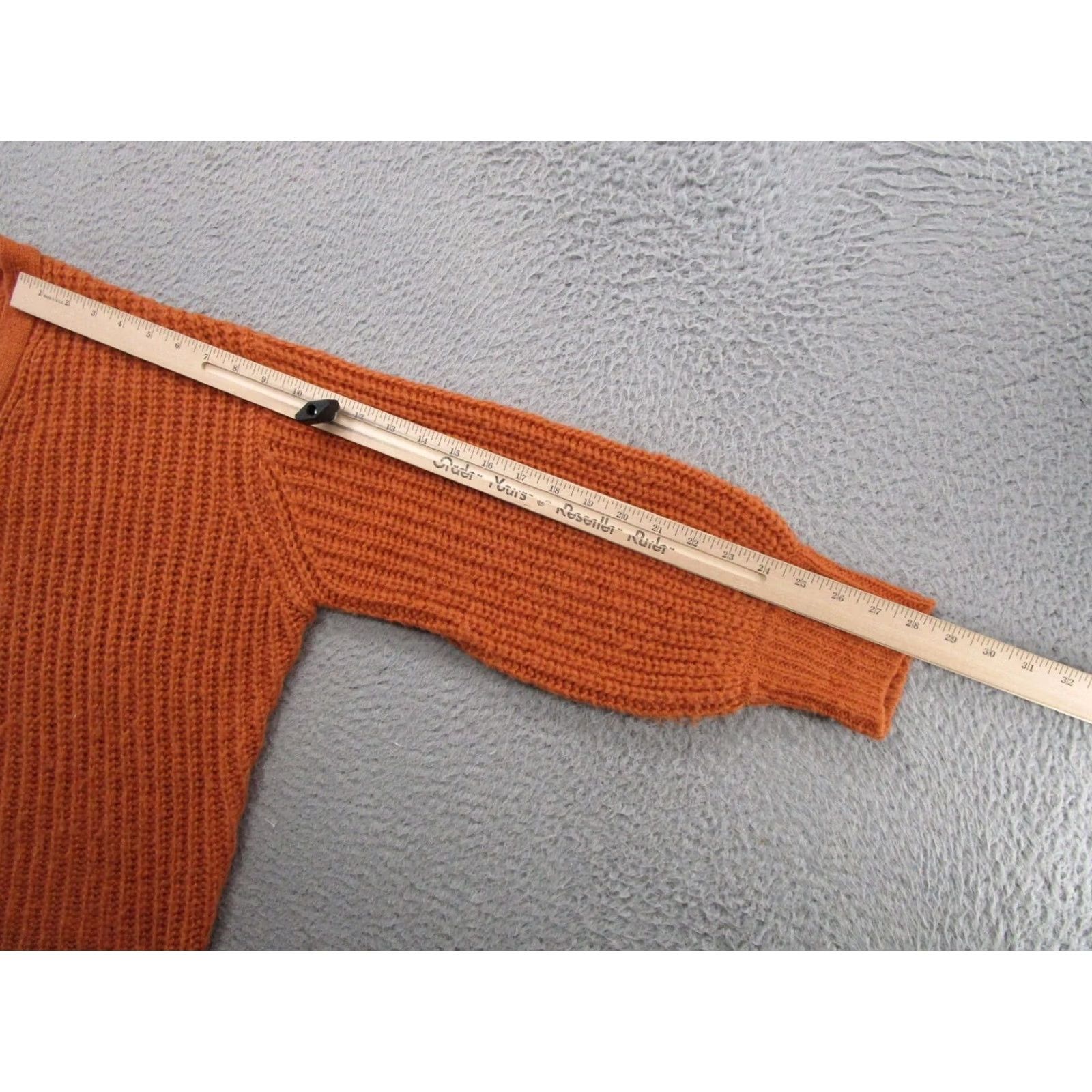 Doublet Double Zero Mystical Orange Knit Button Cardigan Sweater Size M Women Knit Button Orange M Cardigan Women 90s? Size M / US 6-8 / IT 42-44 - 7 Thumbnail