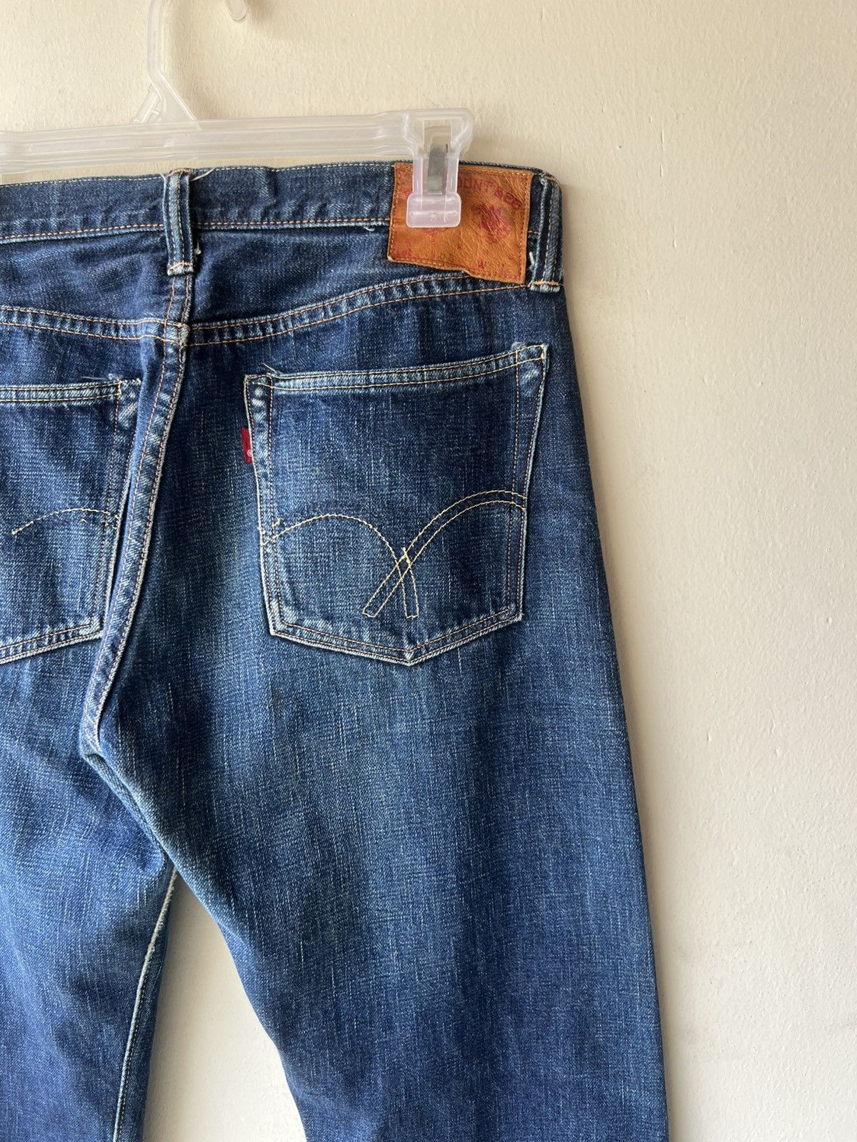 Full Count & Co. Vintage Full Count Japan Fade Blue Denim Selvedge Jeans Size US 31 - 20 Thumbnail