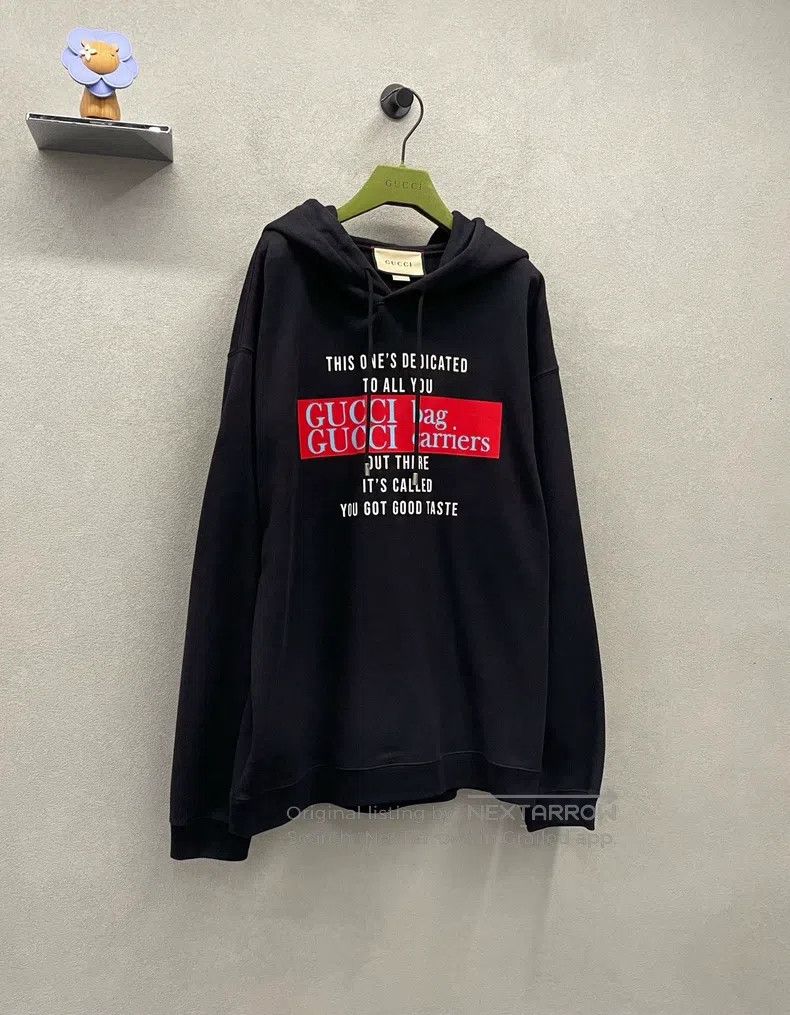 Gucci Gucci Black hooded sweatshirt Size US M / EU 48-50 / 2 - 3 Thumbnail