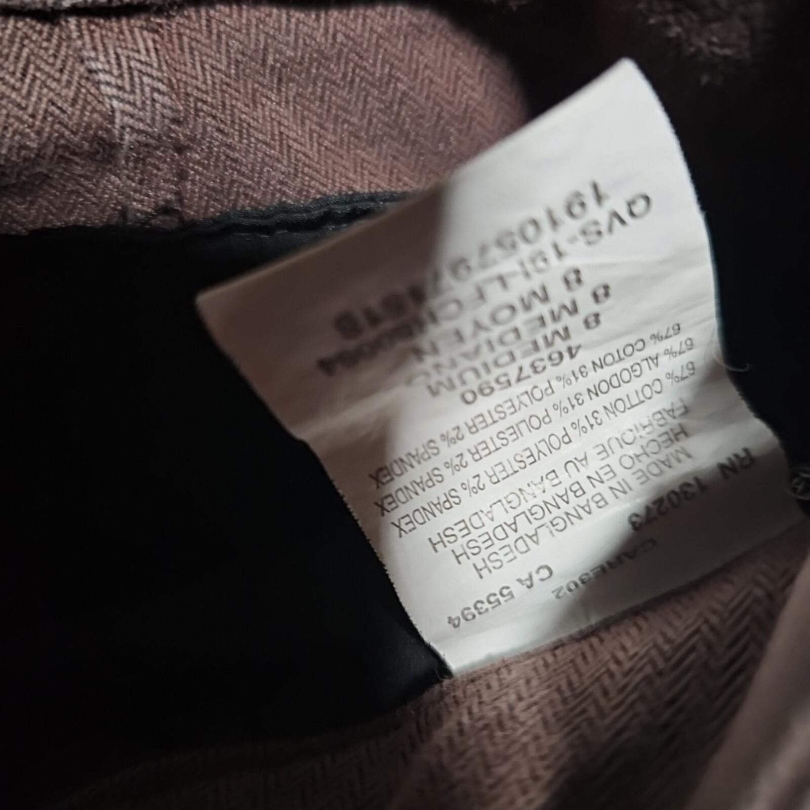 Lee LEE Relaxed Straight Fit Wrinkle Free Sz 8 Herringbone Jeans Size 30" / US 8 / IT 44 - 3 Thumbnail