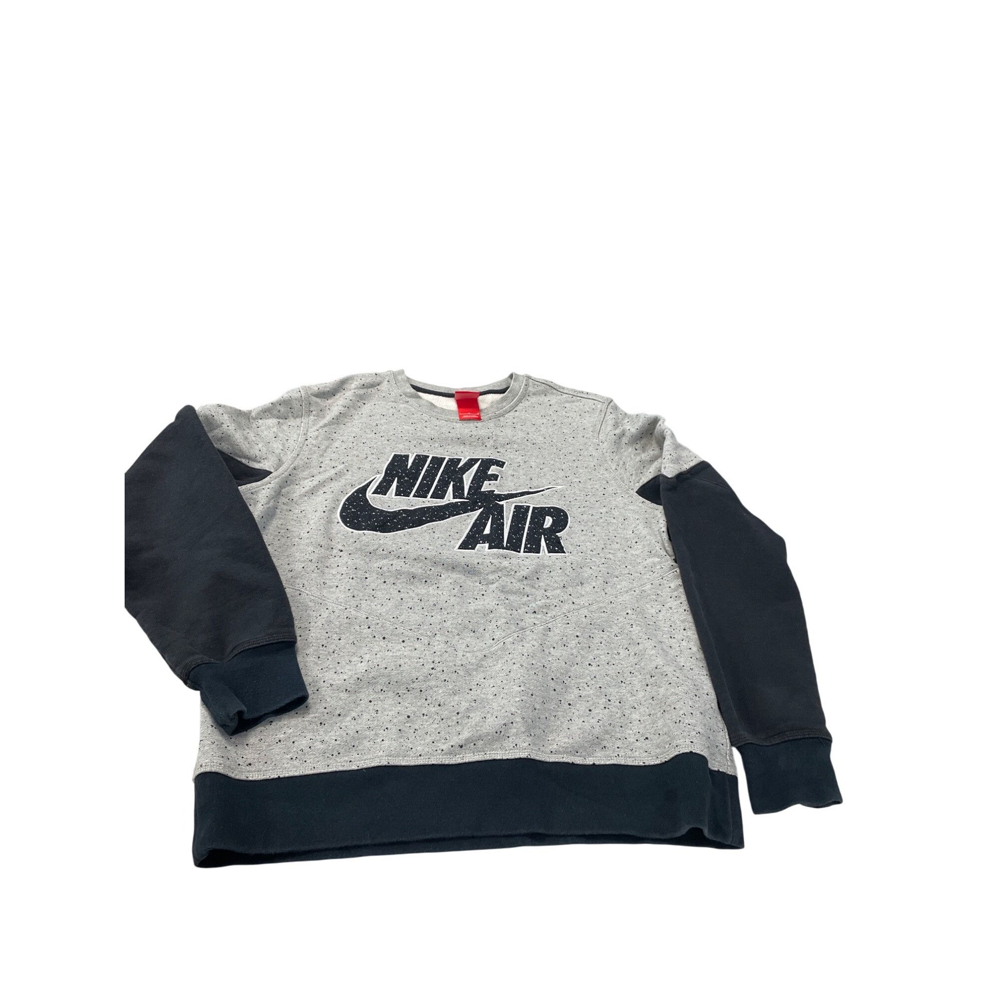 Nike Nike Air Youth mens gray black Pullover sweatshirt Size L SK Size US L / EU 52-54 / 3 - 1 Thumbnail