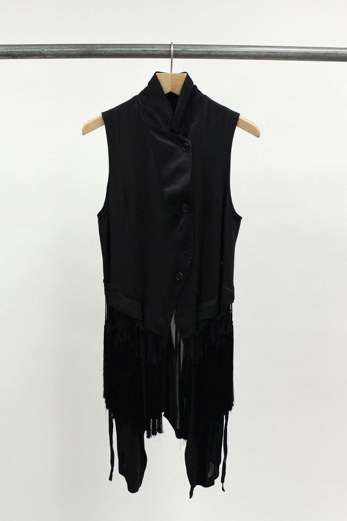 Ann Demeulemeester S/S12 Ann Demeulemeester Tassel Vest Size XS / US 0-2 / IT 36-38 - 1 Thumbnail