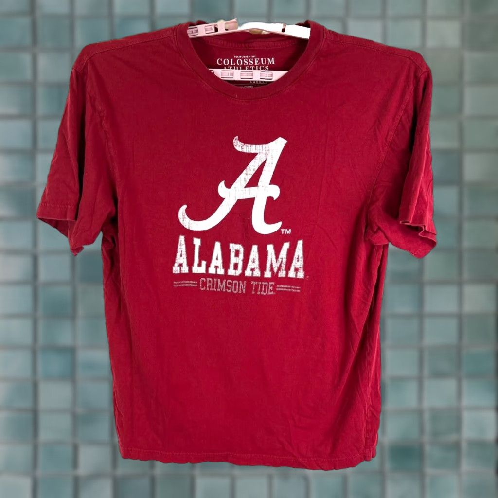 Vintage Alabama Crimson Tide Colosseum T-Shirt Mens Size L Red Graphic Print University Logo Size US L / EU 52-54 / 3 - 1 Thumbnail