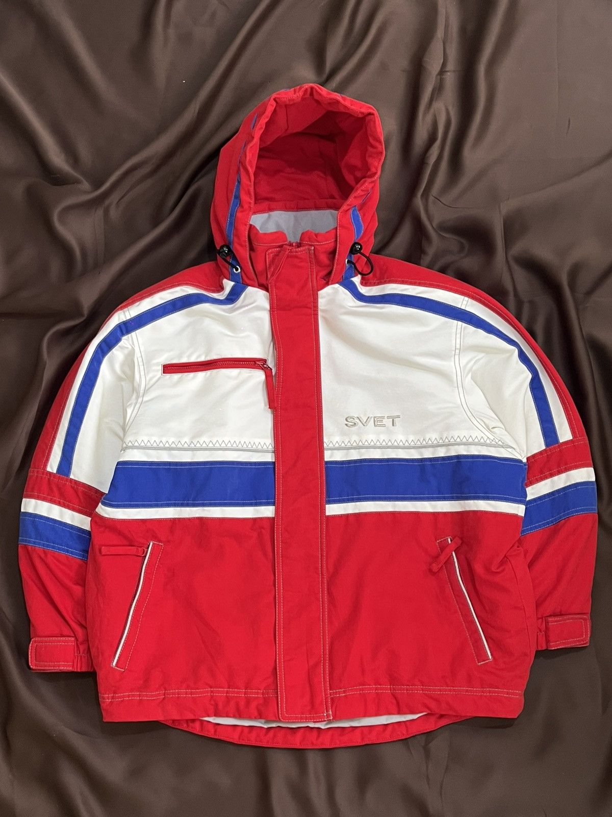 Other Rare Design Vintage Japanese Brand SVET Ski Jacket 1990's Size US XXL / EU 58 / 5 - 2 Thumbnail