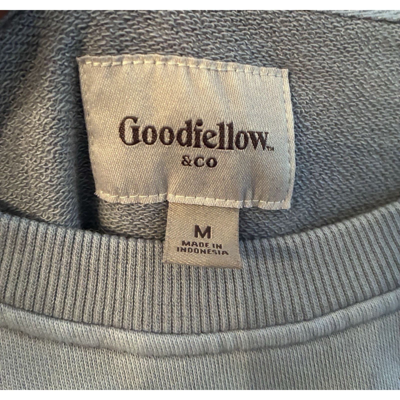 Other Men's French Terry Crewneck Pullover Heavy Sweatshirt Blue M Size US M / EU 48-50 / 2 - 3 Thumbnail