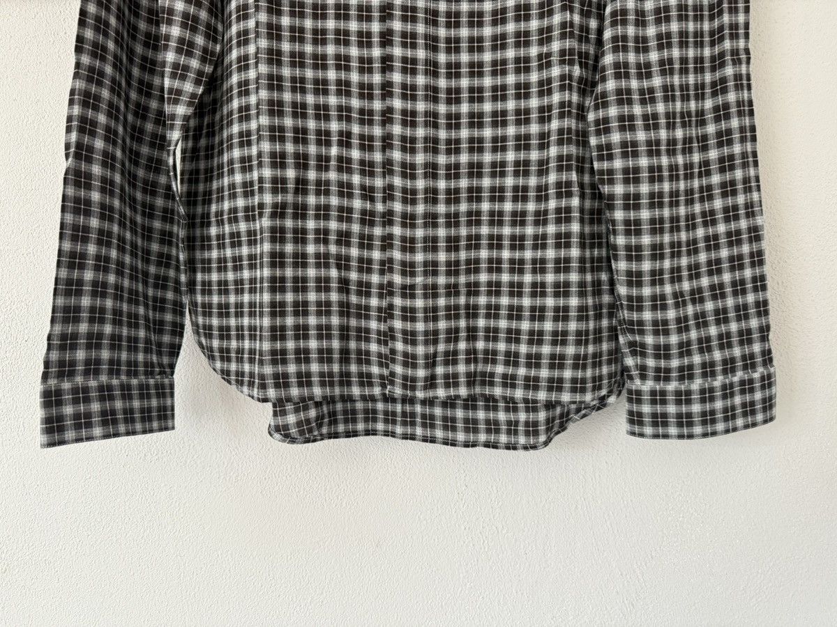 Dior Dior Grey Checkered Cotton Shirt with Chest Pockets Size US L / EU 52-54 / 3 - 5 Thumbnail