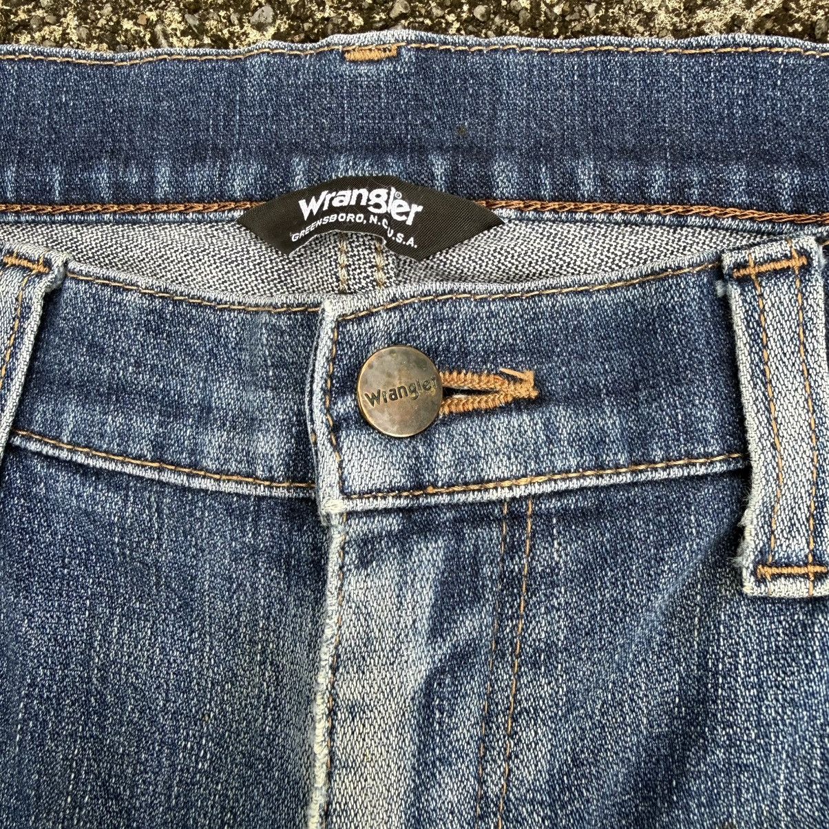 Wrangler VINTAGE WRANGLER MUD WASHED DENIM JEAN PANTS Size US 32 / EU 48 - 6 Thumbnail