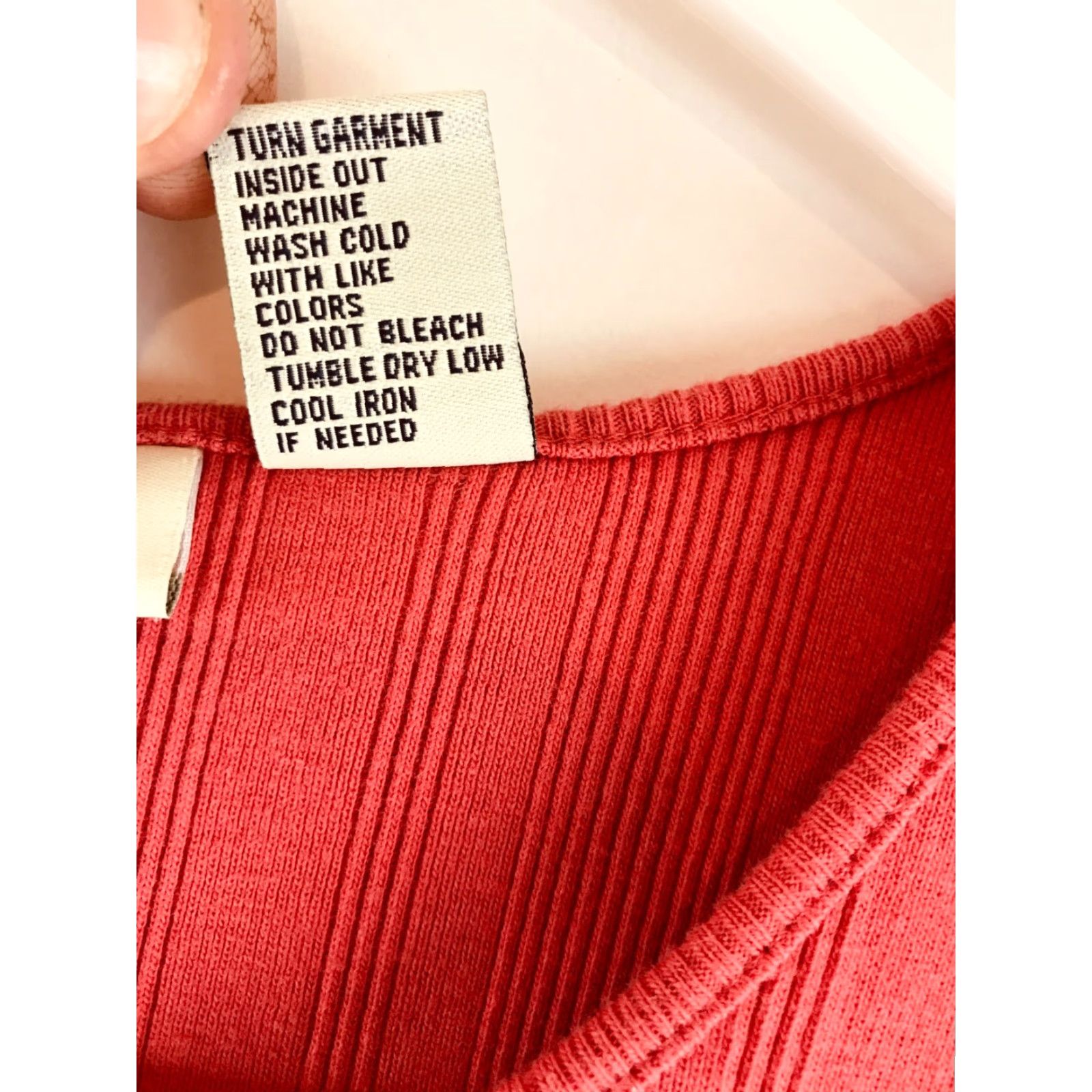 Vintage Appleseed's Tank Top Women's XL Red Sleeveless Round Neck Ribbed Size XL / US 12-14 / IT 48-50 - 7 Thumbnail