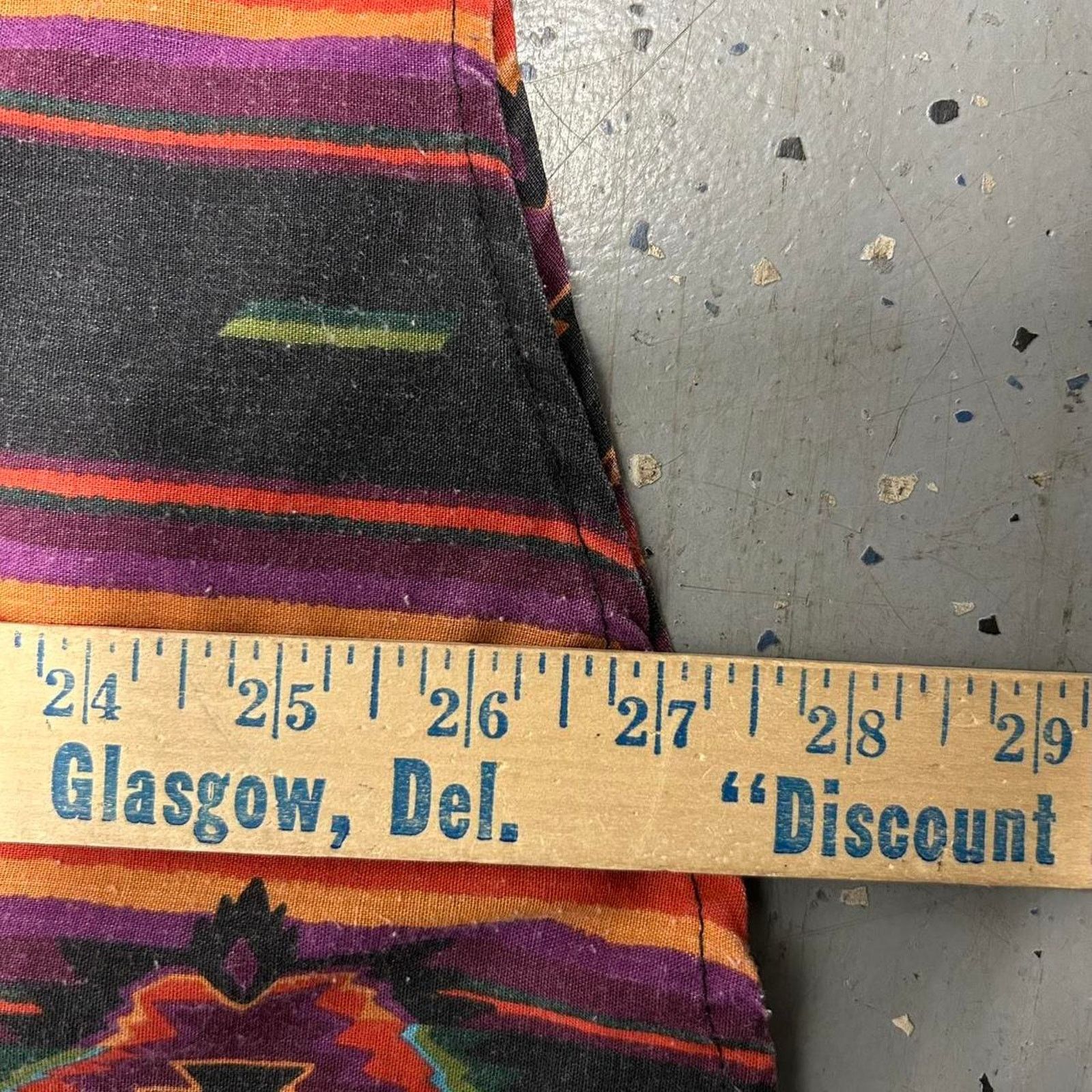 Rockmount Ranch Wear Vtg 70s tru west rockmount ranch Wear Rayon Aztec Pearl Snap Size US L / EU 52-54 / 3 - 7 Thumbnail