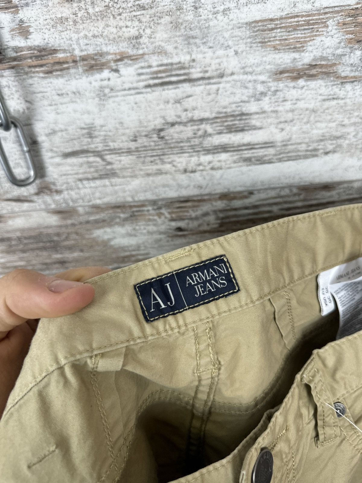 Armani Mens Armani jeans luxury pants metal logo chinos size 30 Size US 30 / EU 46 - 11 Thumbnail