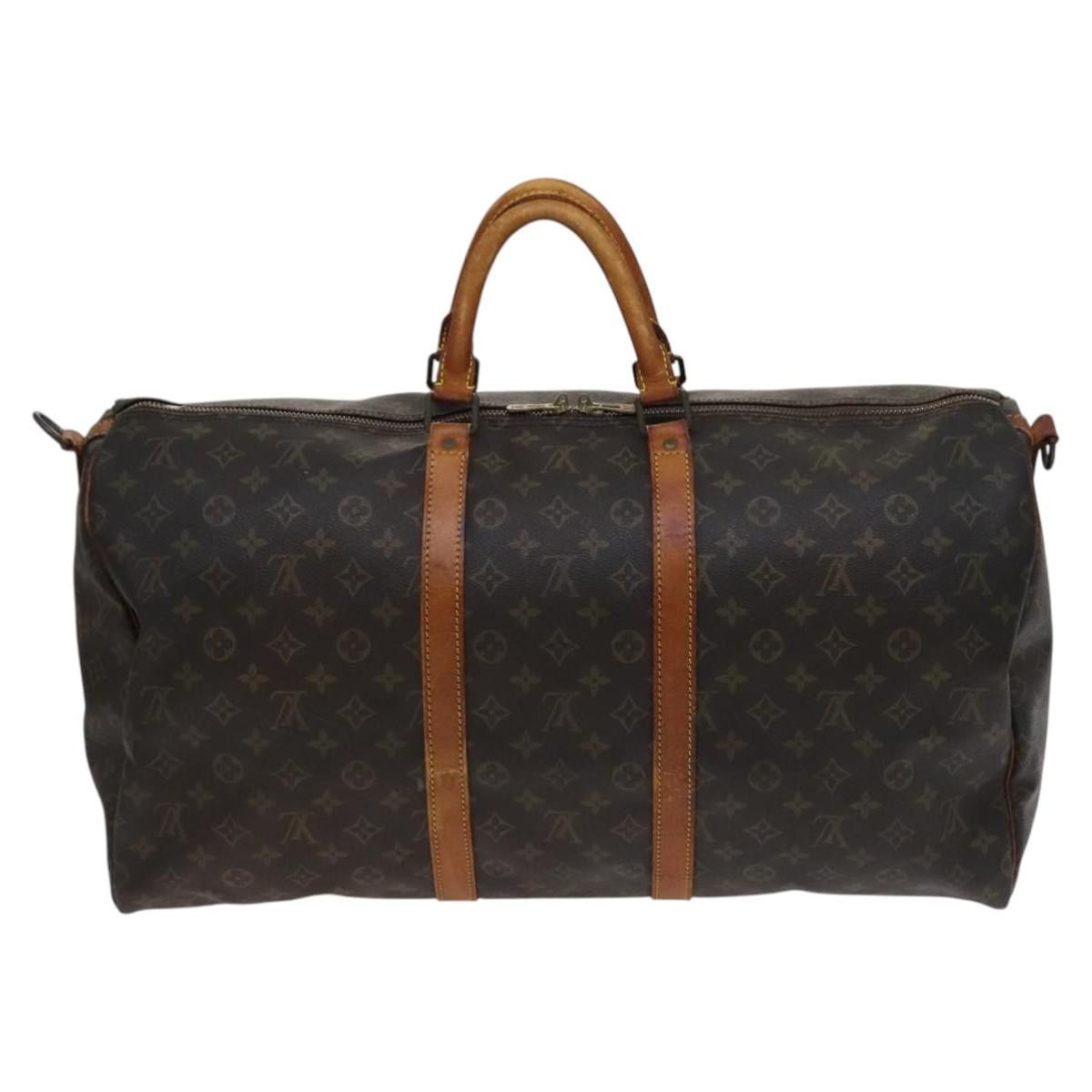 Louis Vuitton LOUIS VUITTON Monogram Keepall Bandouliere 55 Boston Bag Size ONE SIZE - 2 Thumbnail