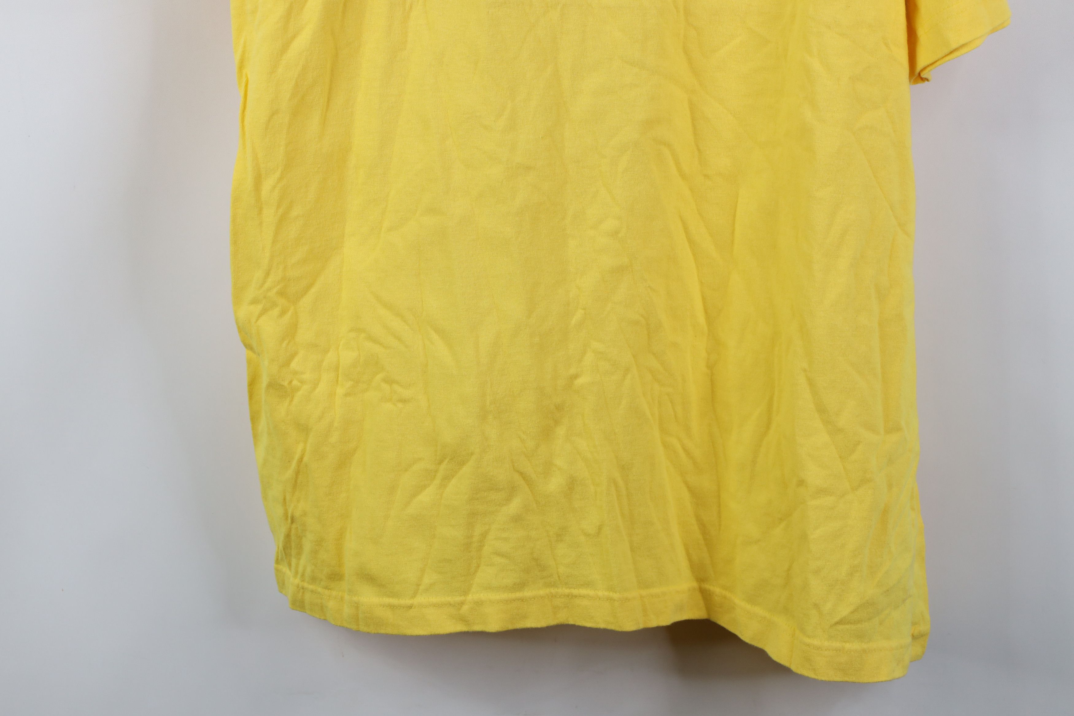 Ralph Lauren Vintage 90s Y2K Chaps Ralph Lauren Spell Out T-Shirt Yellow Size US L / EU 52-54 / 3 - 3 Thumbnail
