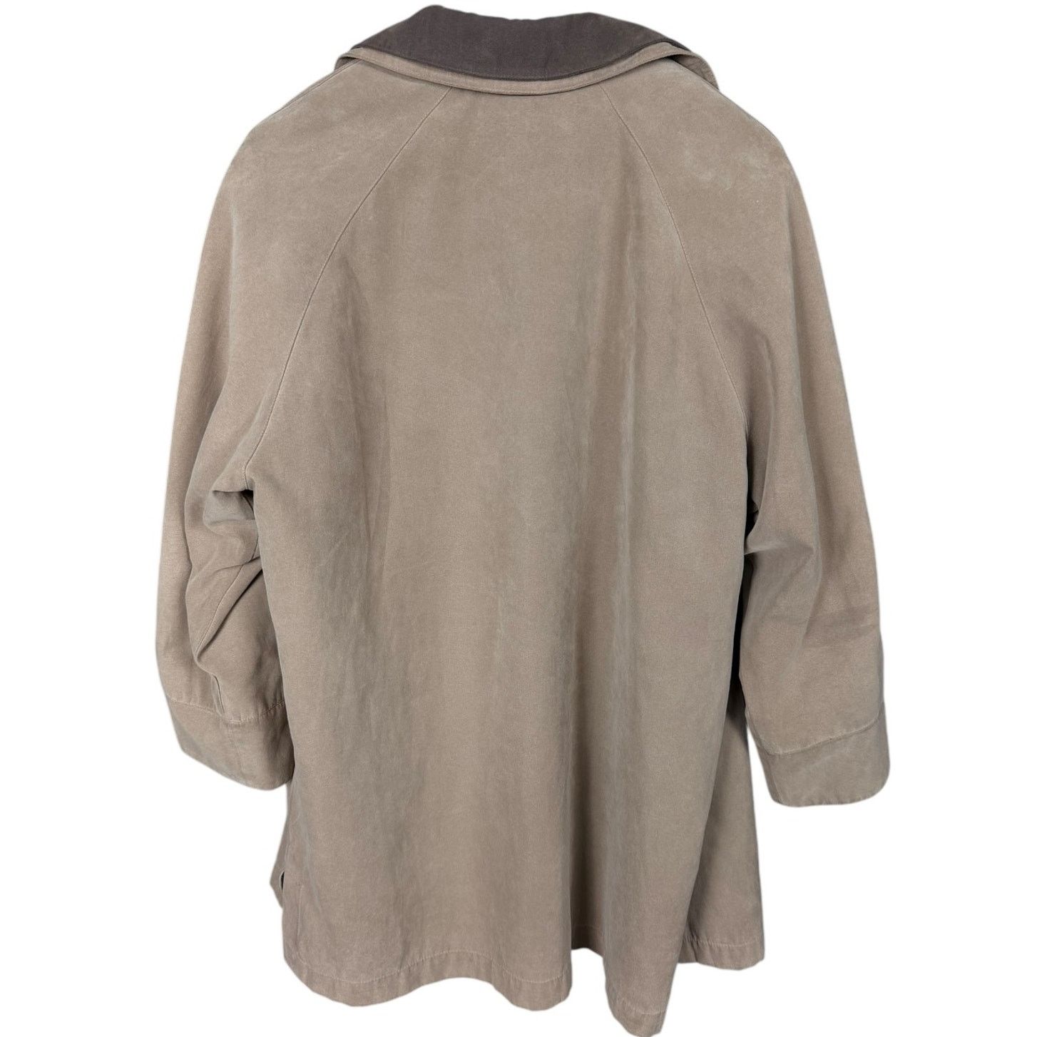 London Fog London Fog Beige Brown Men's Medium Fleece Lined Trench Coat Size US M / EU 48-50 / 2 - 2 Thumbnail
