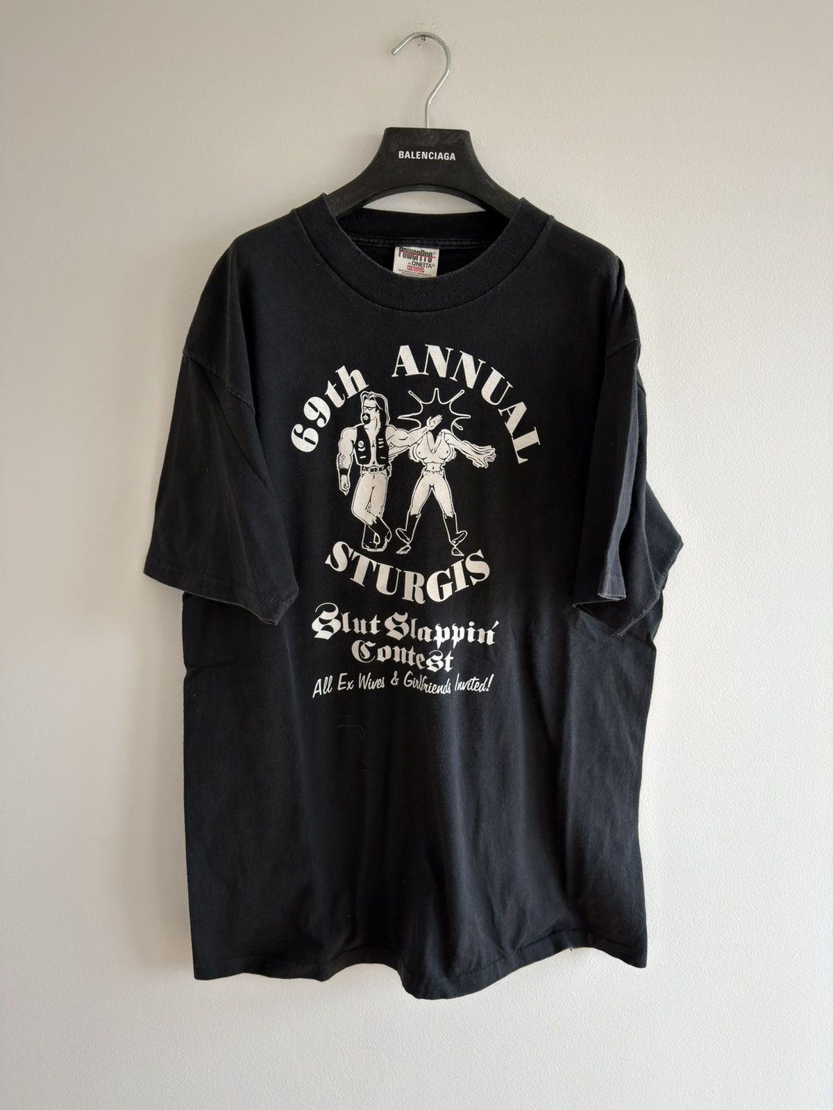 Vintage *RARE* VINTAGE 90s SLUT SLAPPIN PORN XXX SEX BOX GIRLFRIEND Size US L / EU 52-54 / 3 - 1 Thumbnail