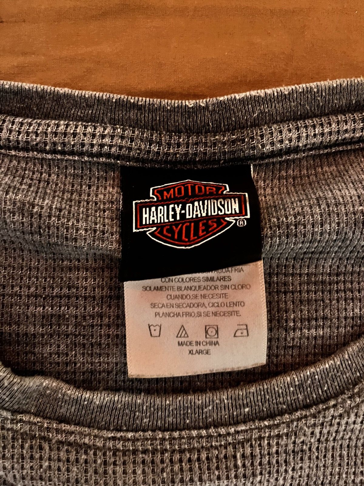Harley Davidson × Vintage Vintage Harley Davidson thermal Size US XL / EU 56 / 4 - 2 Thumbnail