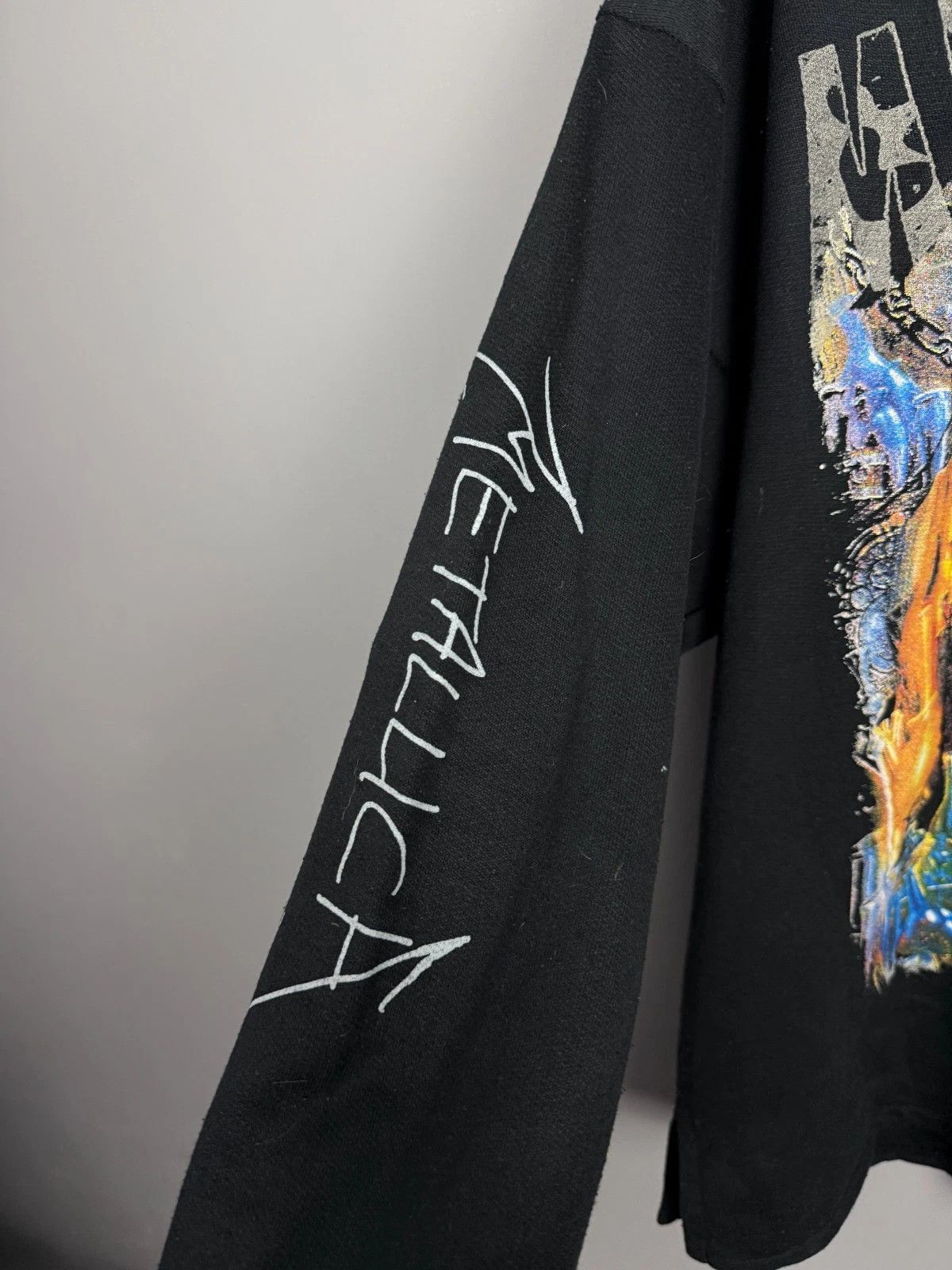 Band Tees Metallica Graphic Hoodie Black Band Style Pullover Size US XL / EU 56 / 4 - 6 Thumbnail